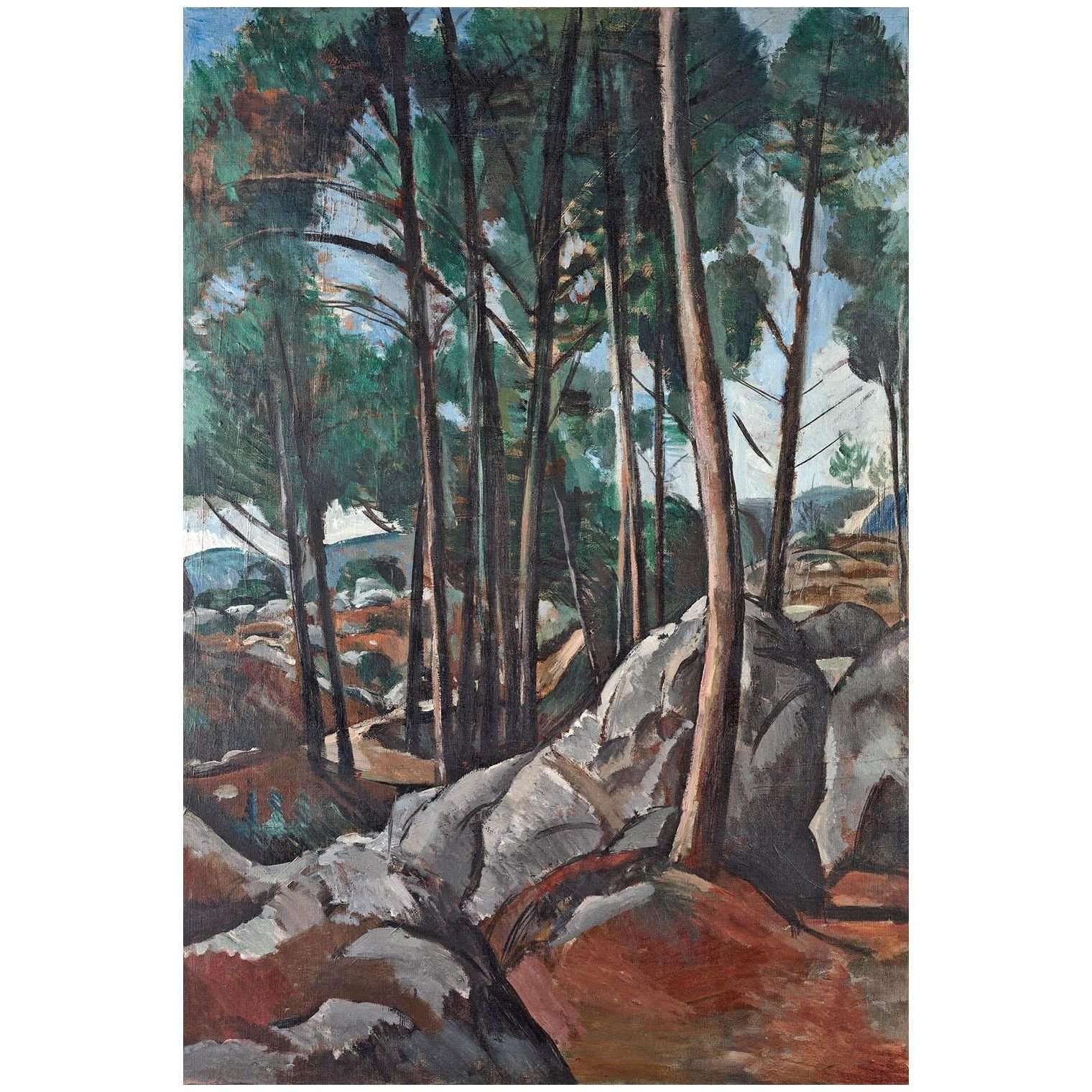  Andre Derain. Le Sentier dans les rochers. 1911. Pushkin Museum