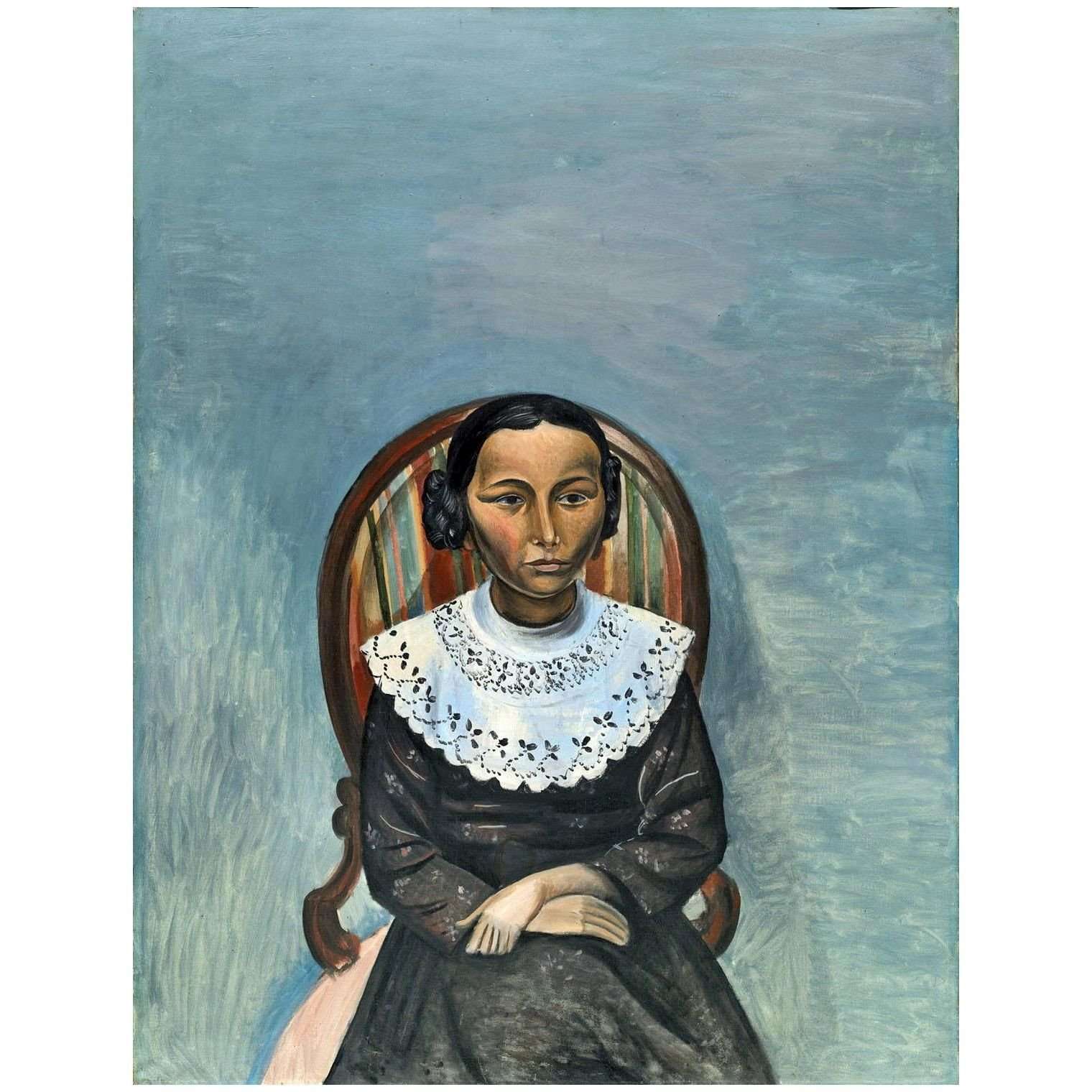  Andre Derain. Jeune fille en noir. 1914 Hermitage Museum