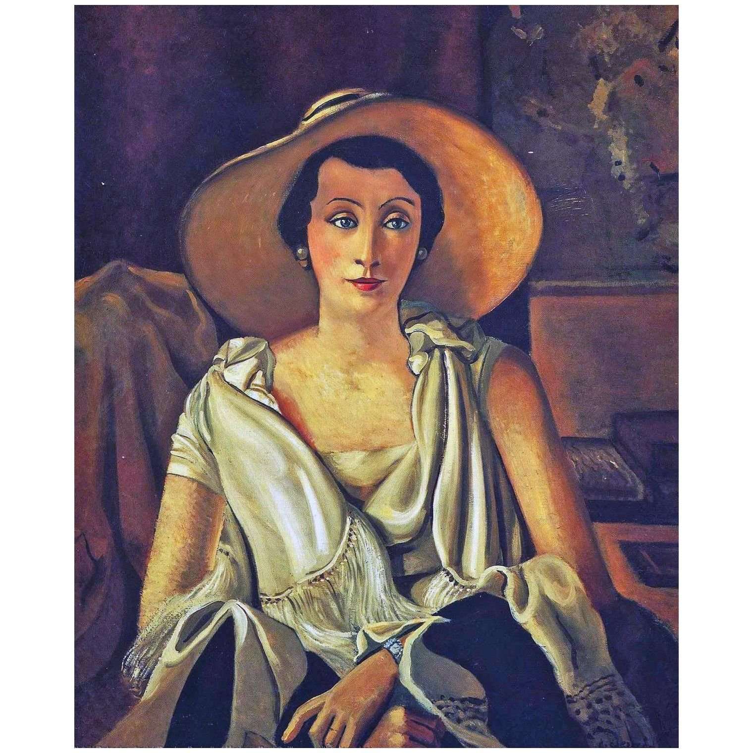  Andre Derain. Madame Paul Guillaume. 1928. Musee de lOrangerie