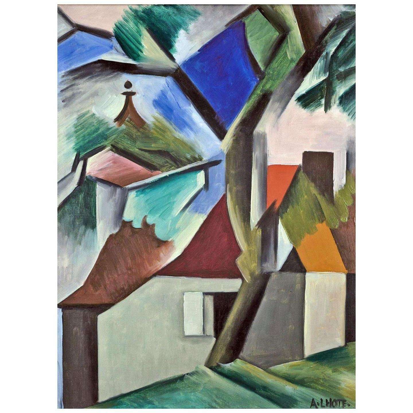  Andre Lhote. Paysage avec maisons. 1912. Mus?e Pouchkine, Moscou