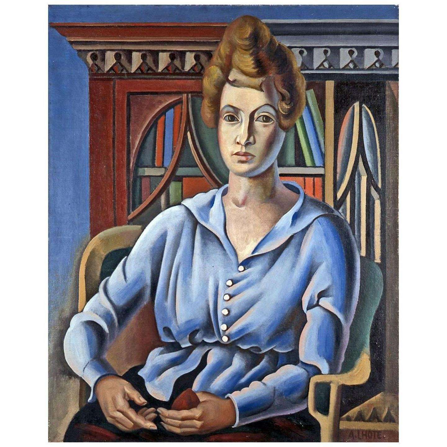 Andre Lhote. Mademoiselle Hering. 1920. MusBA Bordeaux