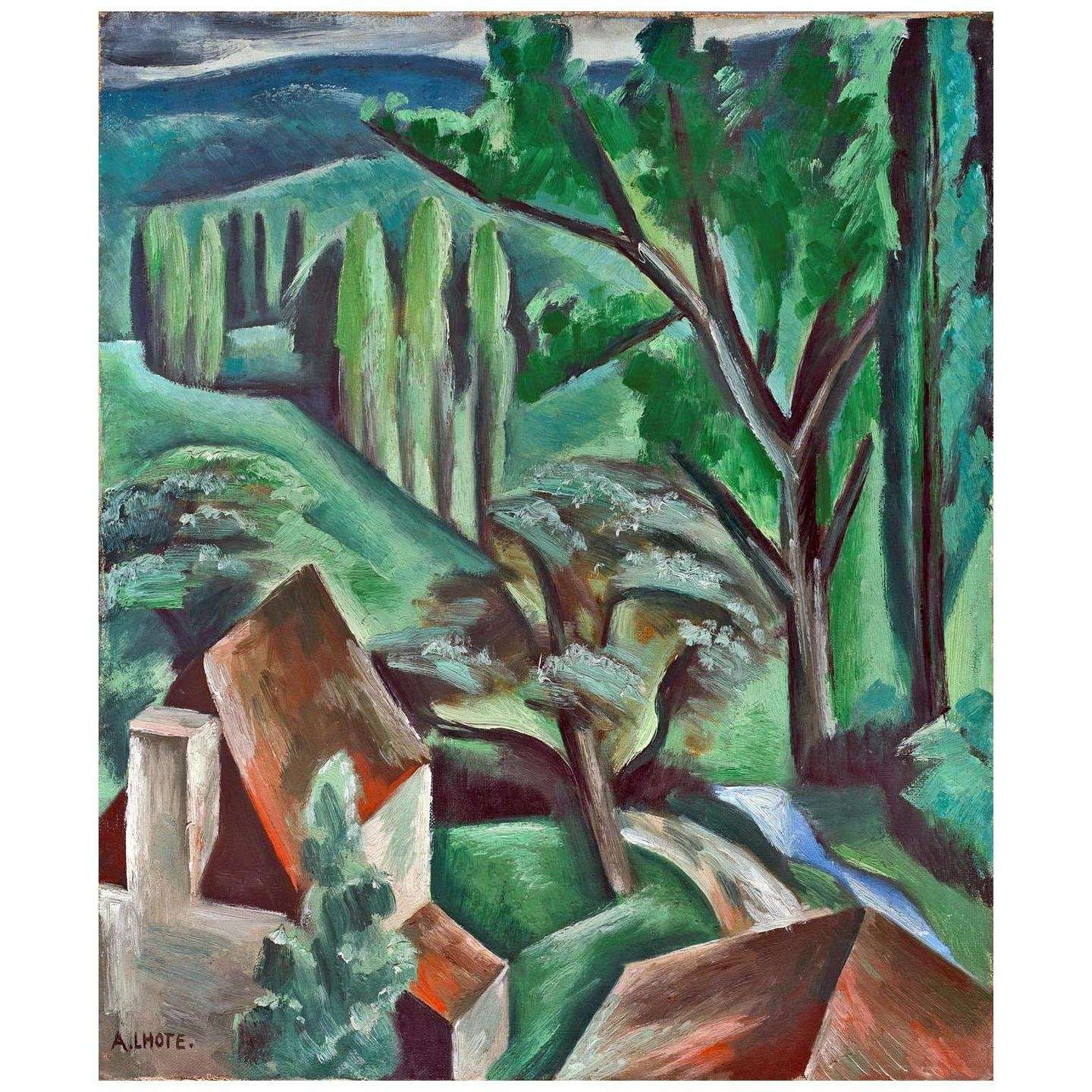  Andre Lhote. Paysage vert. 1920. Musee de lErmitage