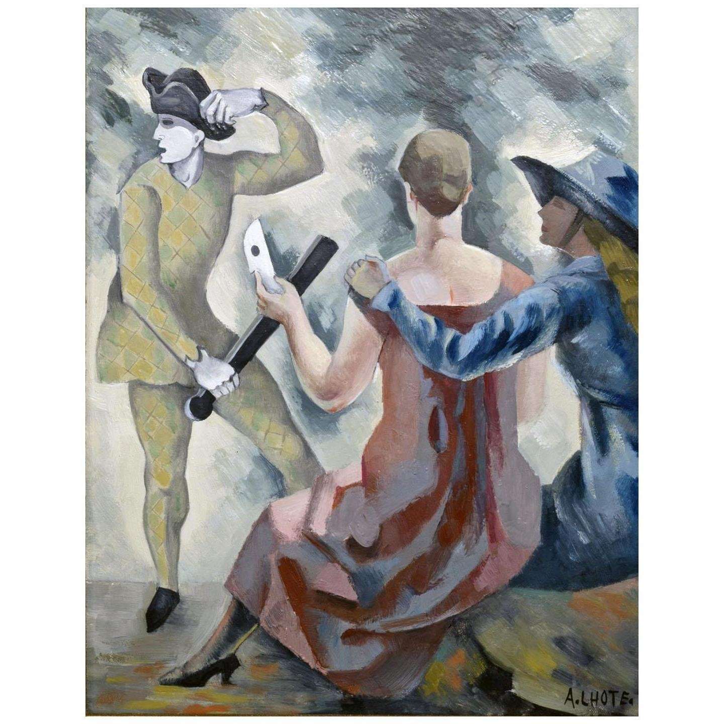  Andre Lhote. Hommage a Watteau. 1928. Tate Gallery London