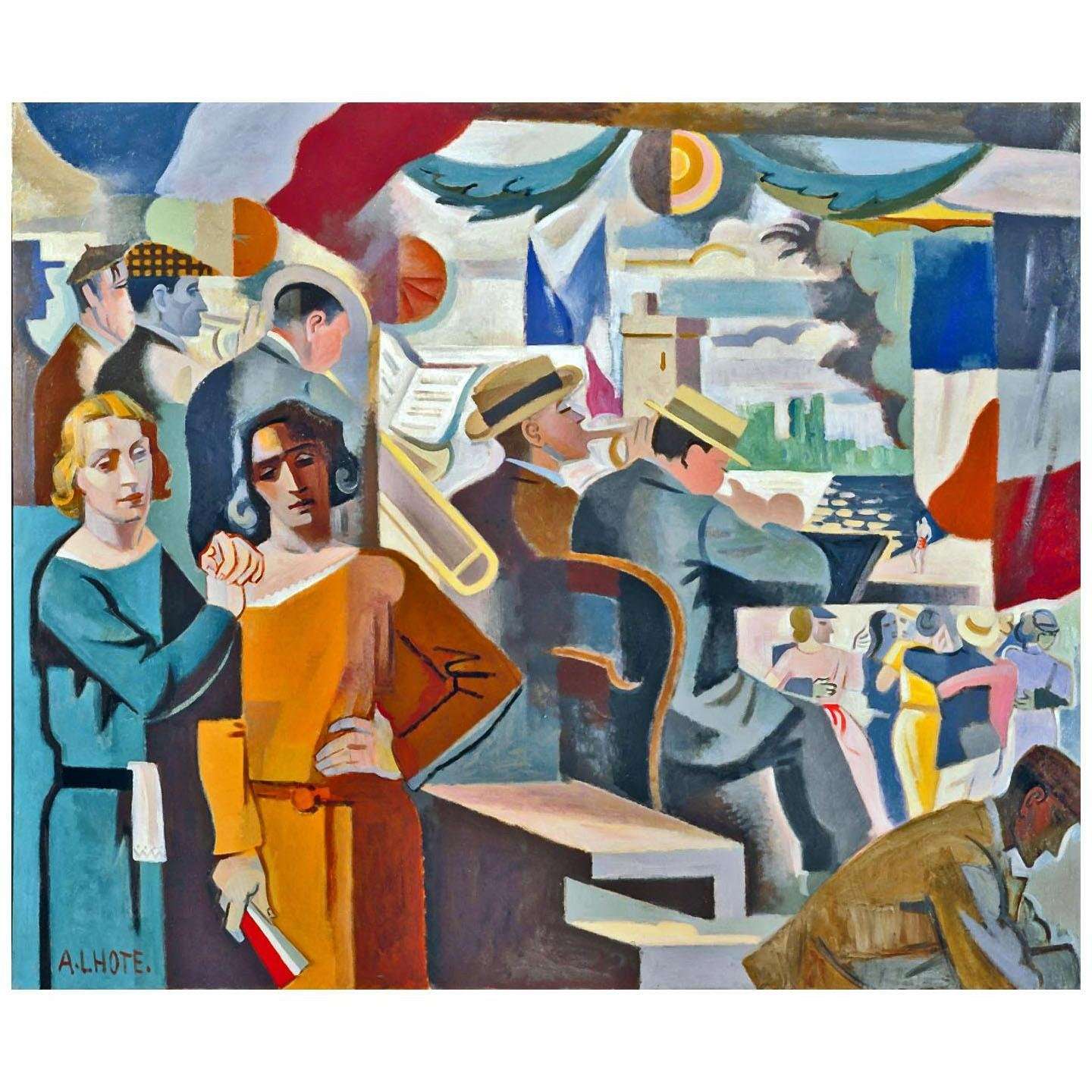  Andre Lhote. Le 14 juillet en Avignon. 1930. Centre Pompidou Paris