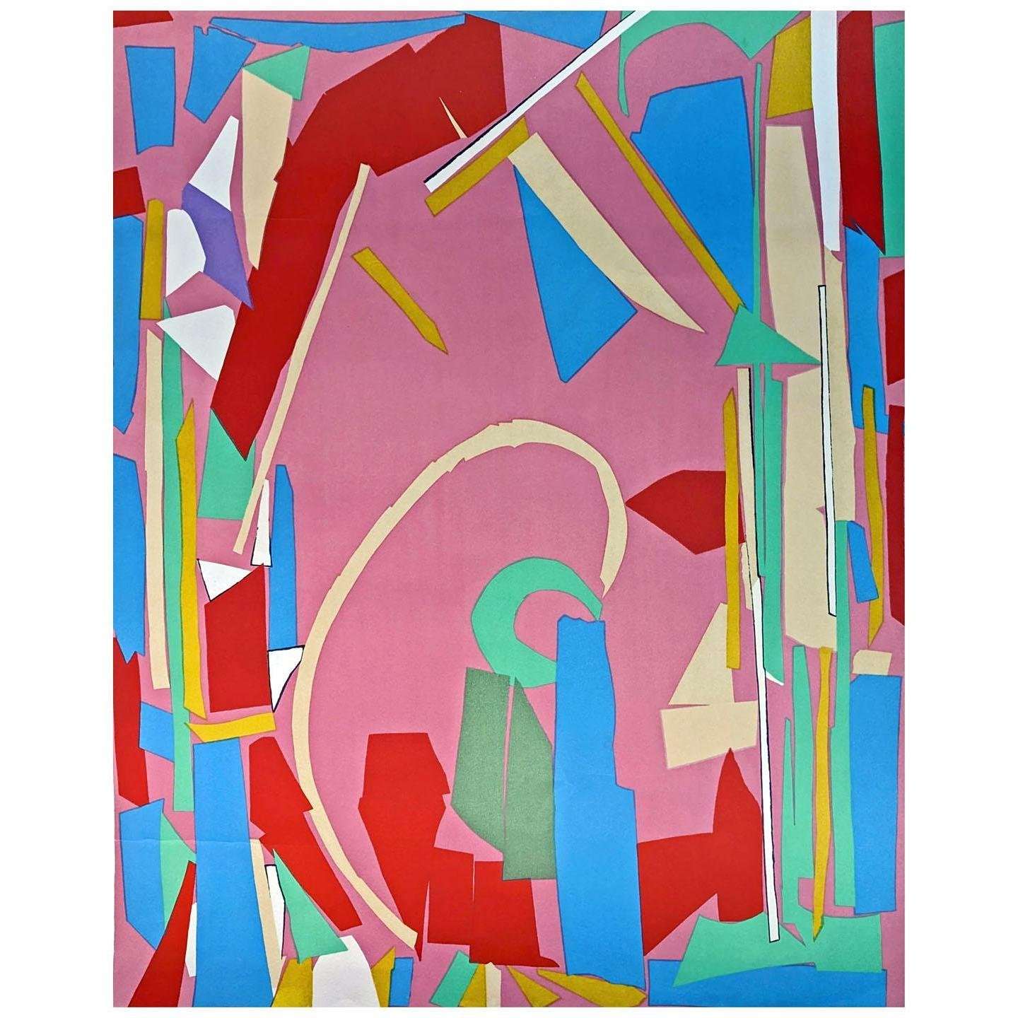  Andre Lanskoy. Composition abstraite. 1965