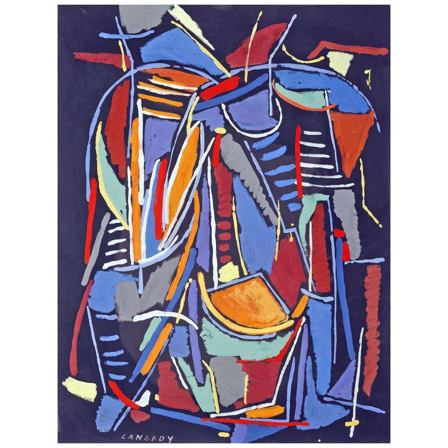  Andre Lanskoy. Composition. 1973