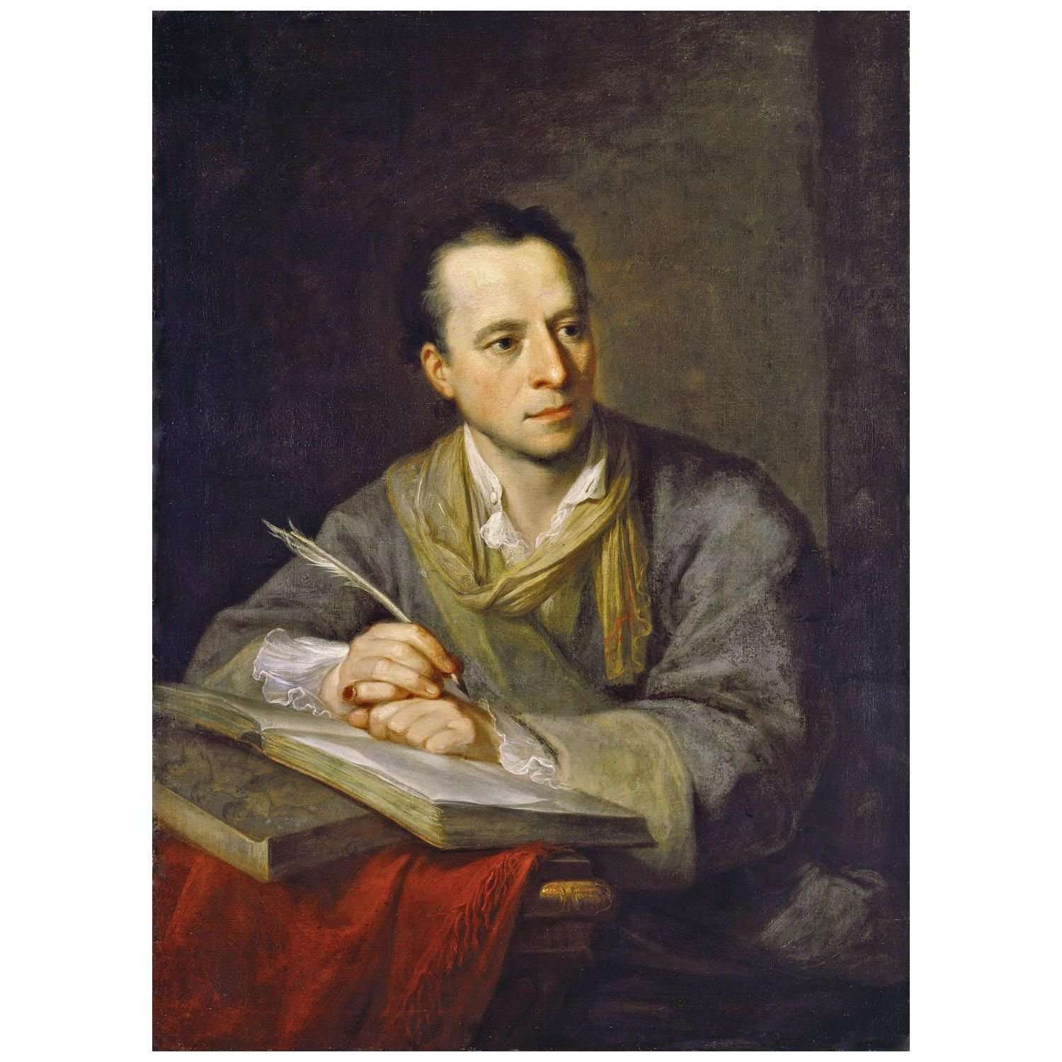   Angelica Kauffmann. Johann Joachim Winckelmann. 1764. Kunsthaus Zurich