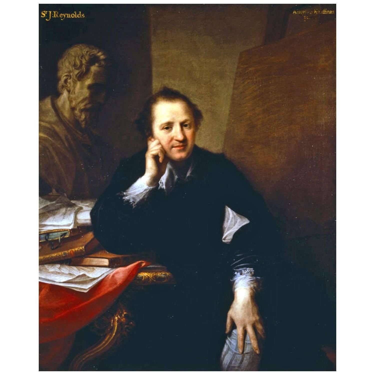   Angelica Kauffmann. Sir Joshua Reynolds. 1767. National Trust London