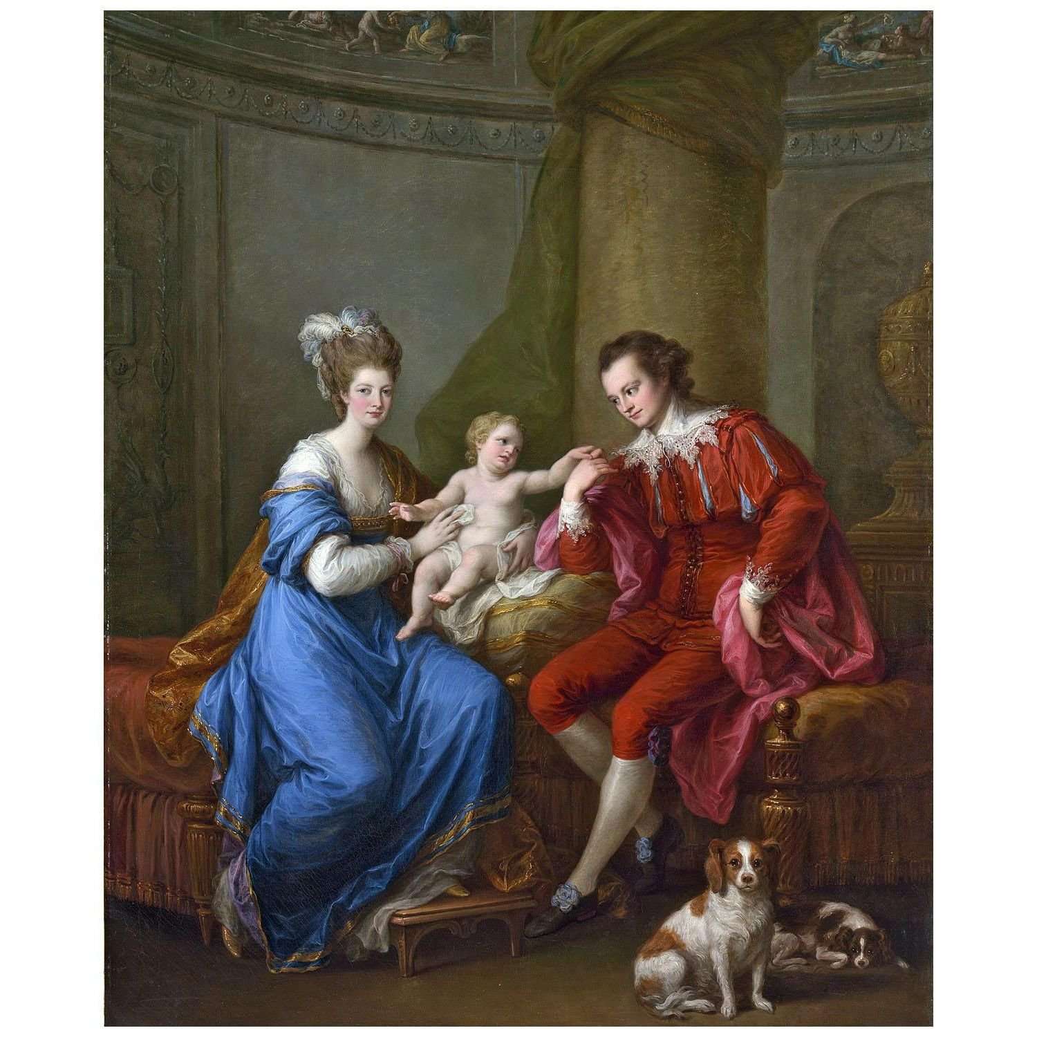   Angelica Kauffmann. Edward Smith Stanley with Wife and Son. 1776. Metropolitan Museum NY