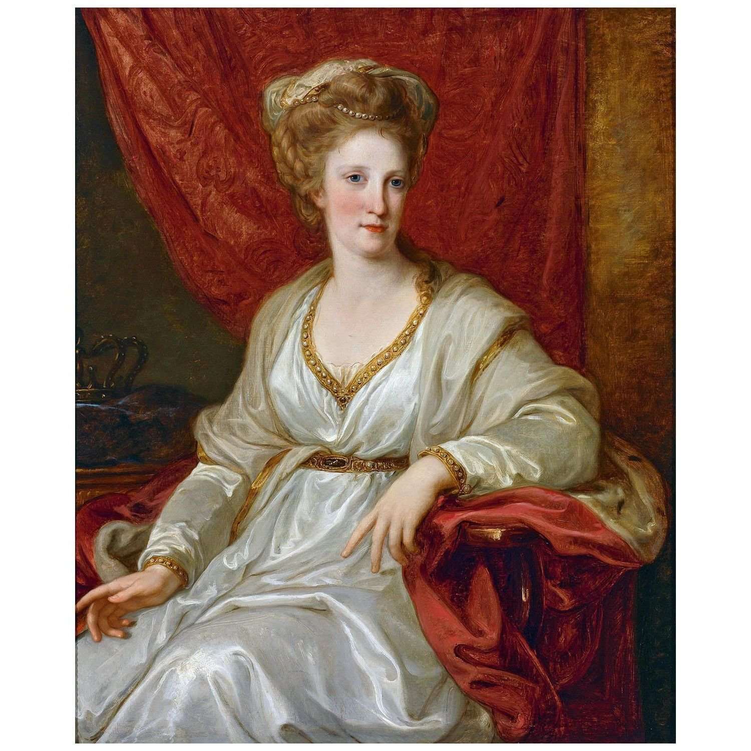   Angelica Kauffmann. Maria Carolina of Austria. 1782. Lamdesmuseum Bregenz