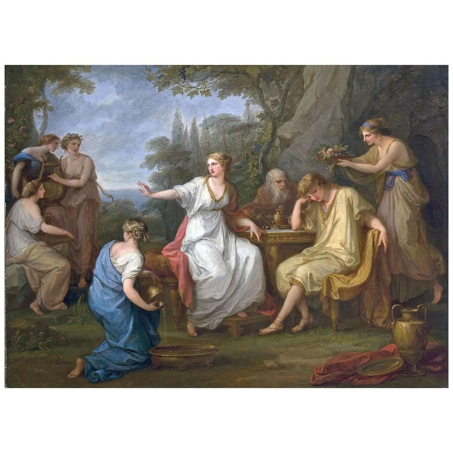   Angelica Kauffmann. The Sorrow of Telemachus. 1783. Metropolitan Museum NY
