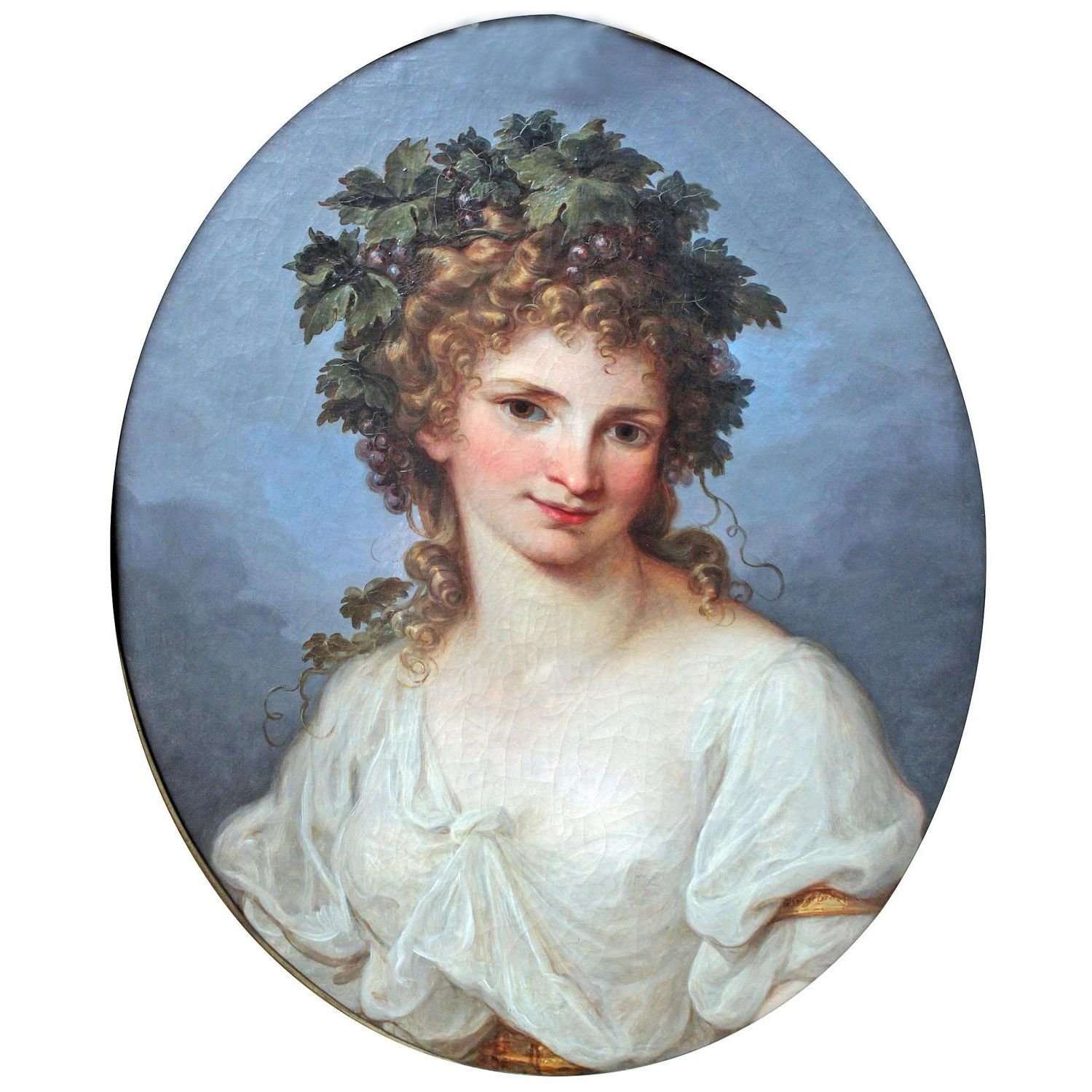  Angelica Kauffmann. Self-Portrait as Bacchante. 1786. Gemaldegalerie Berlin
