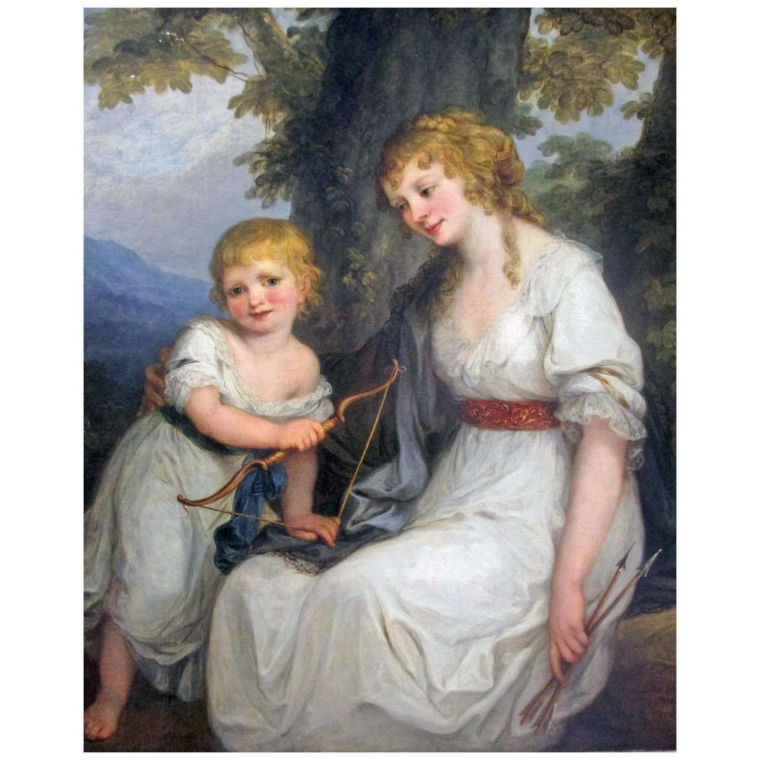   Angelica Kauffmann. Baroness Krundener. 1786. Musee du Louvre