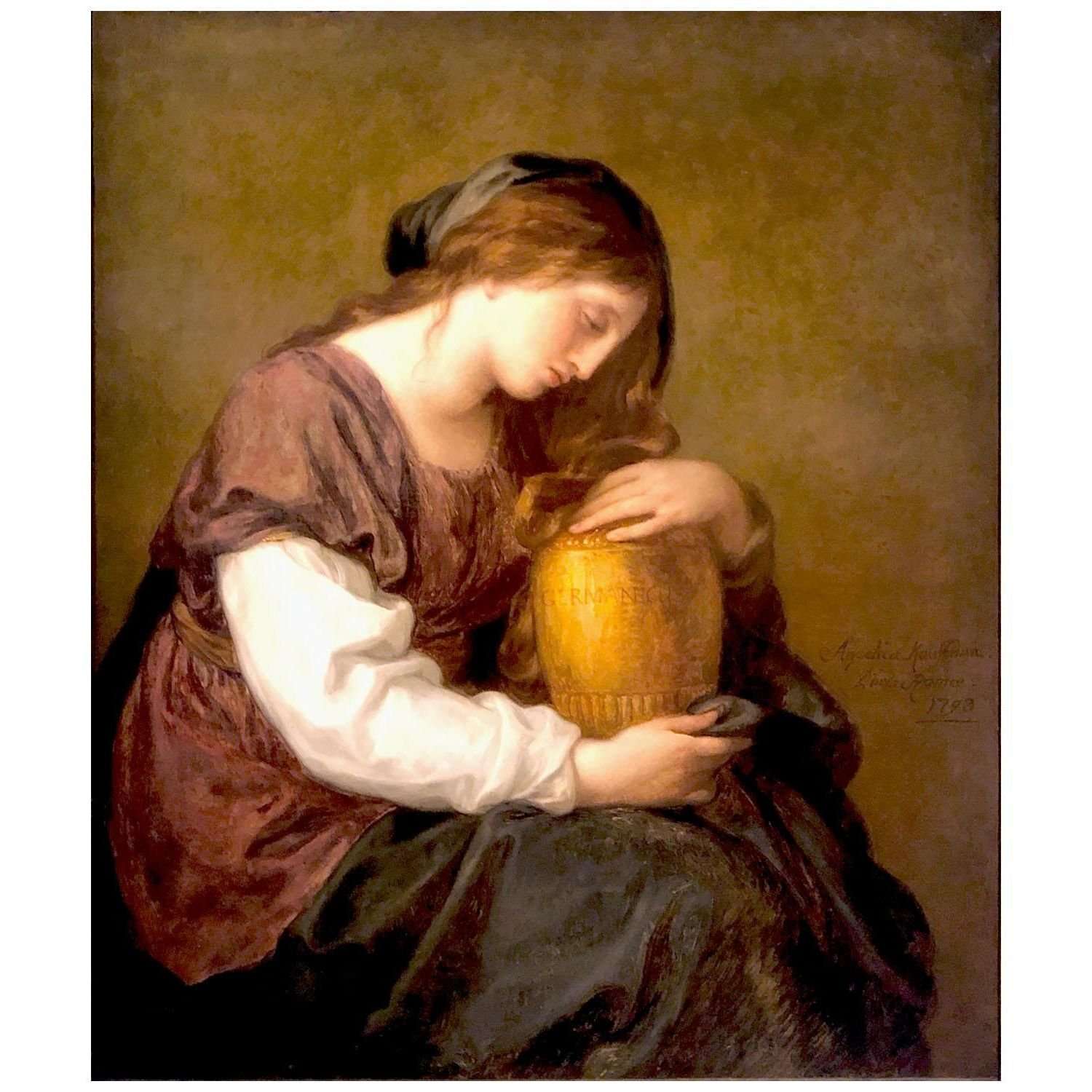   Angelica Kauffmann. Agrippina Mourns the Urn of Germanicus. 1793. Kunstpalast Dusseldorf