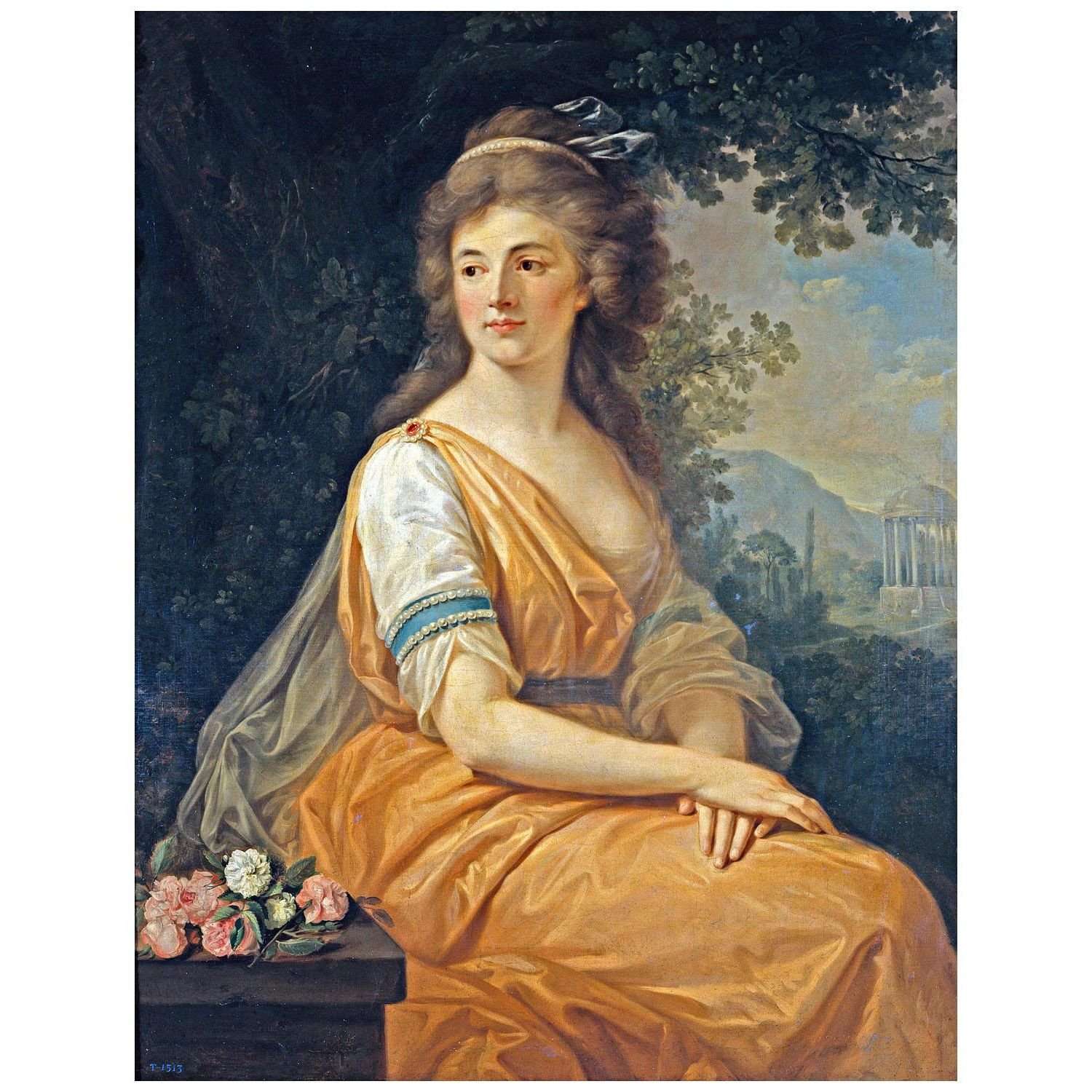   Angelica Kauffmann. Anna Escher von Muralt. 1800. Museo del Prado