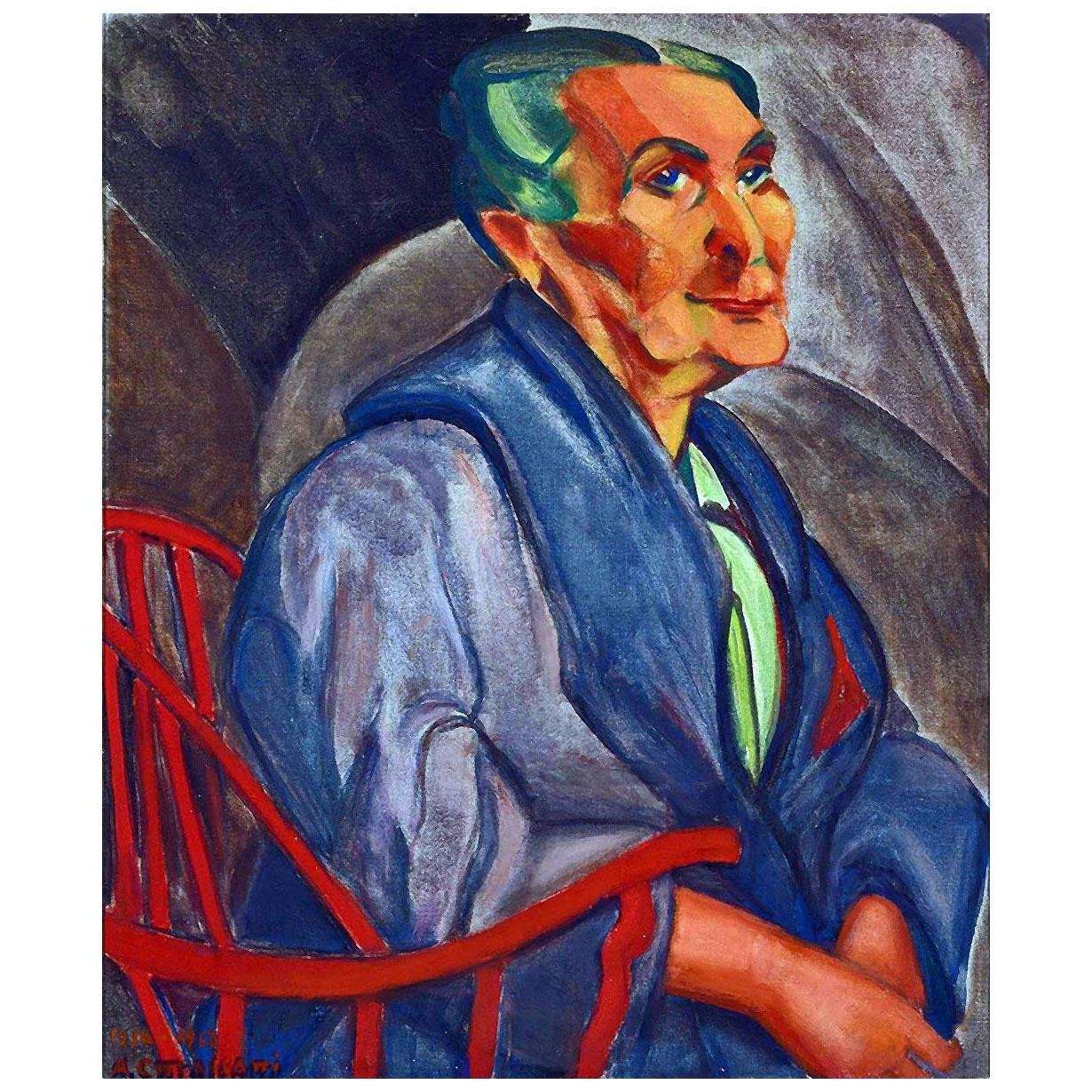  Anita Malfatti. Mulher com o cabelo verde. 1916. Cole??o particular