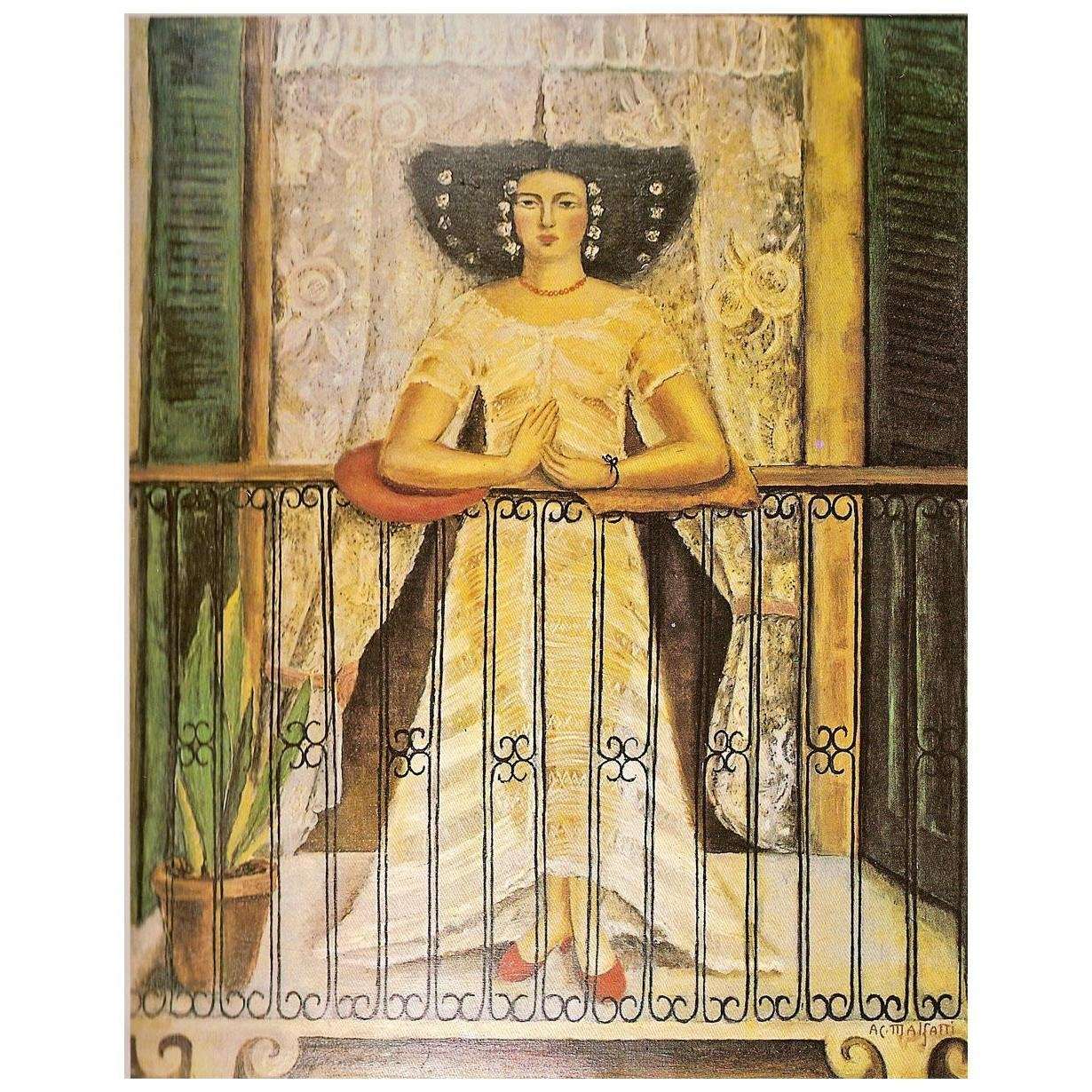  Anita Malfatti. Mulher do Para (no balc?o). 1927. Cole??o particular