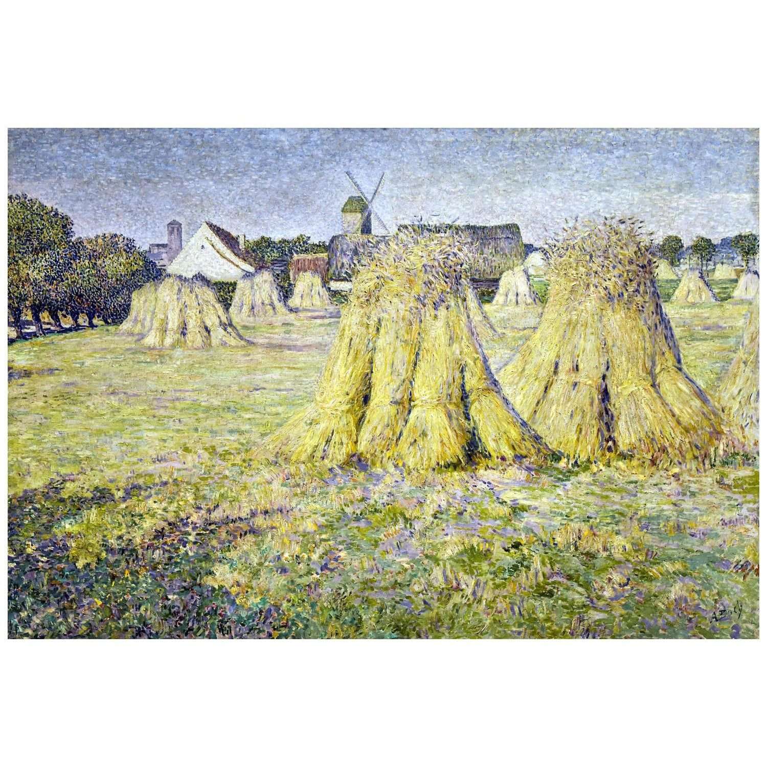  Anna Boch. Moisson en Flandre. 1890. Mu.ZEE Oostende