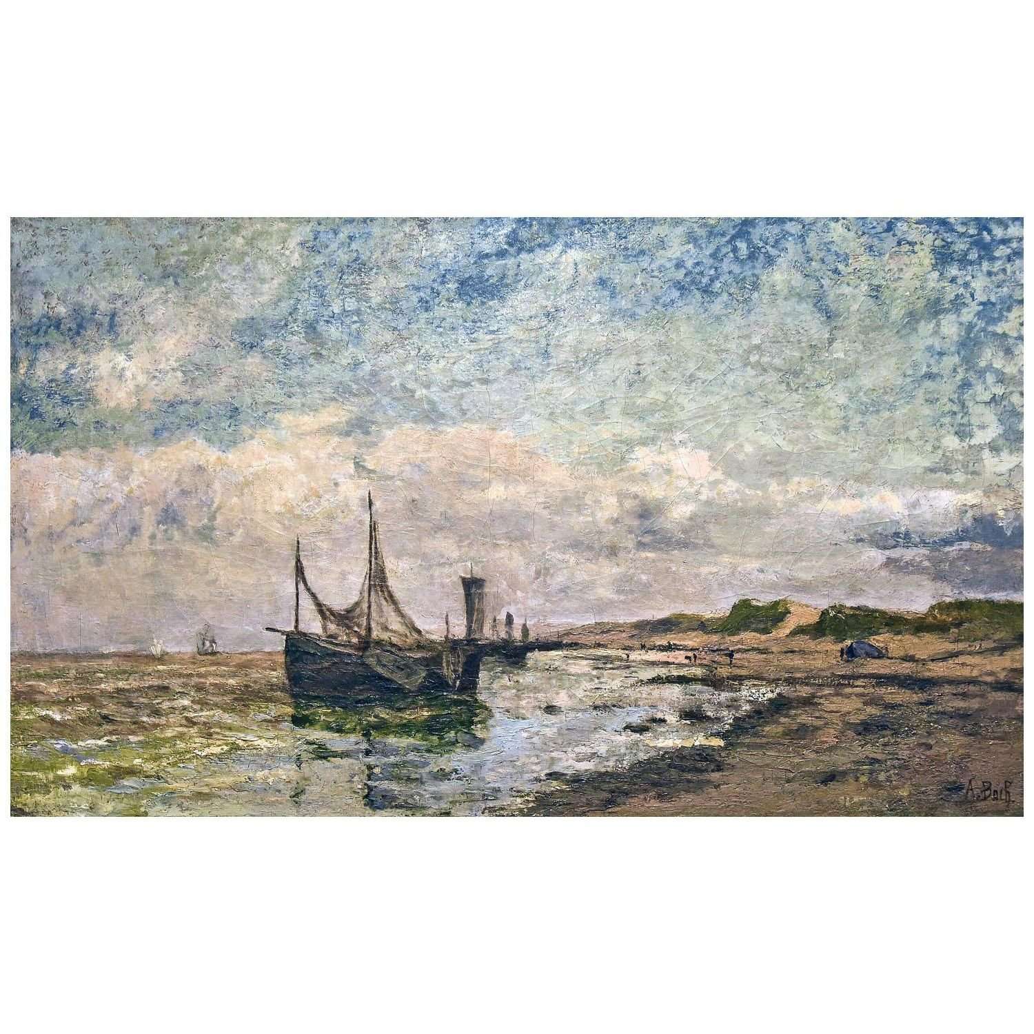  Anna Boch. Sur la c?te de la Mer du Nord. 1890. Mu.ZEE Oostende
