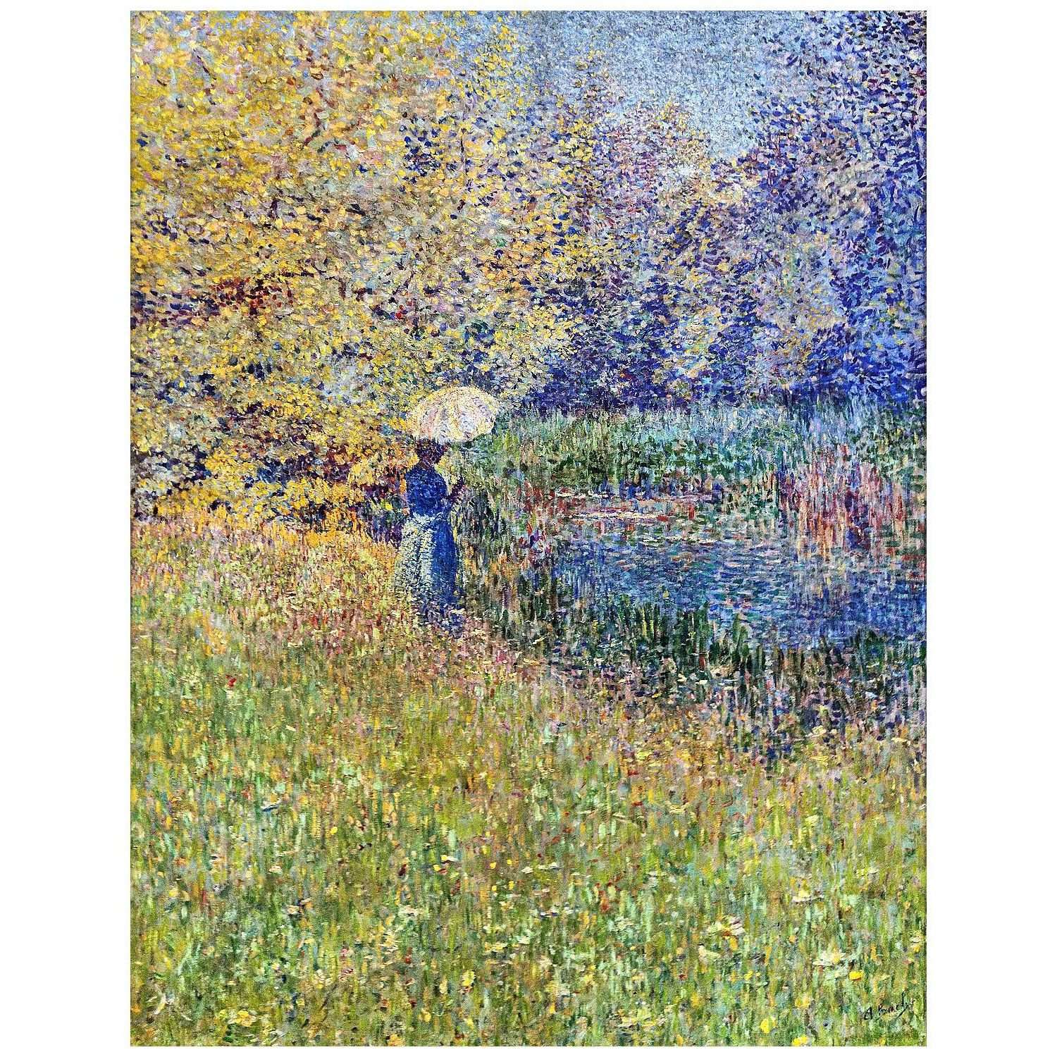  Anna Boch. Femme dans un Paysage. 1892. Stedelijk Amsterdam