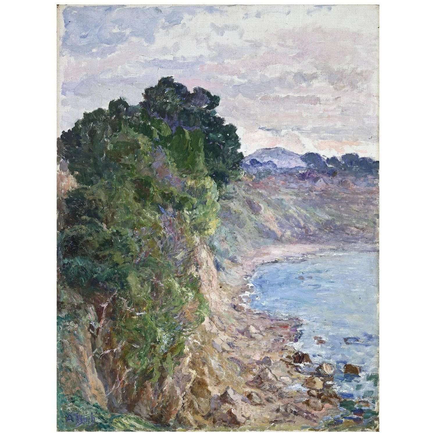  Anna Boch. La c?te rocheuse de Sanary (Provence). 1900. MSK Ghent