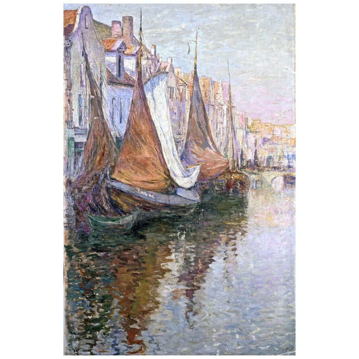  Anna Boch. Quai a Mechelen. 1906. MSK Ghent