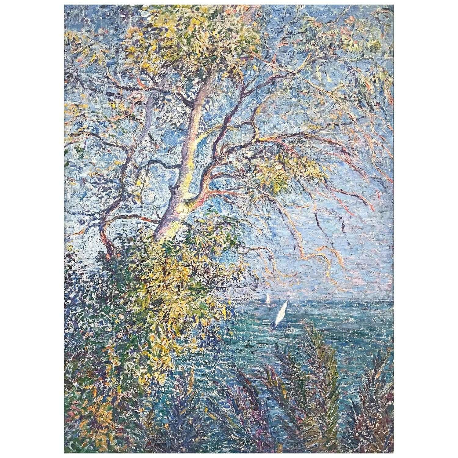  Anna Boch. Eucalyptus. 1910. Villeroy&Boch collection, Mettlach