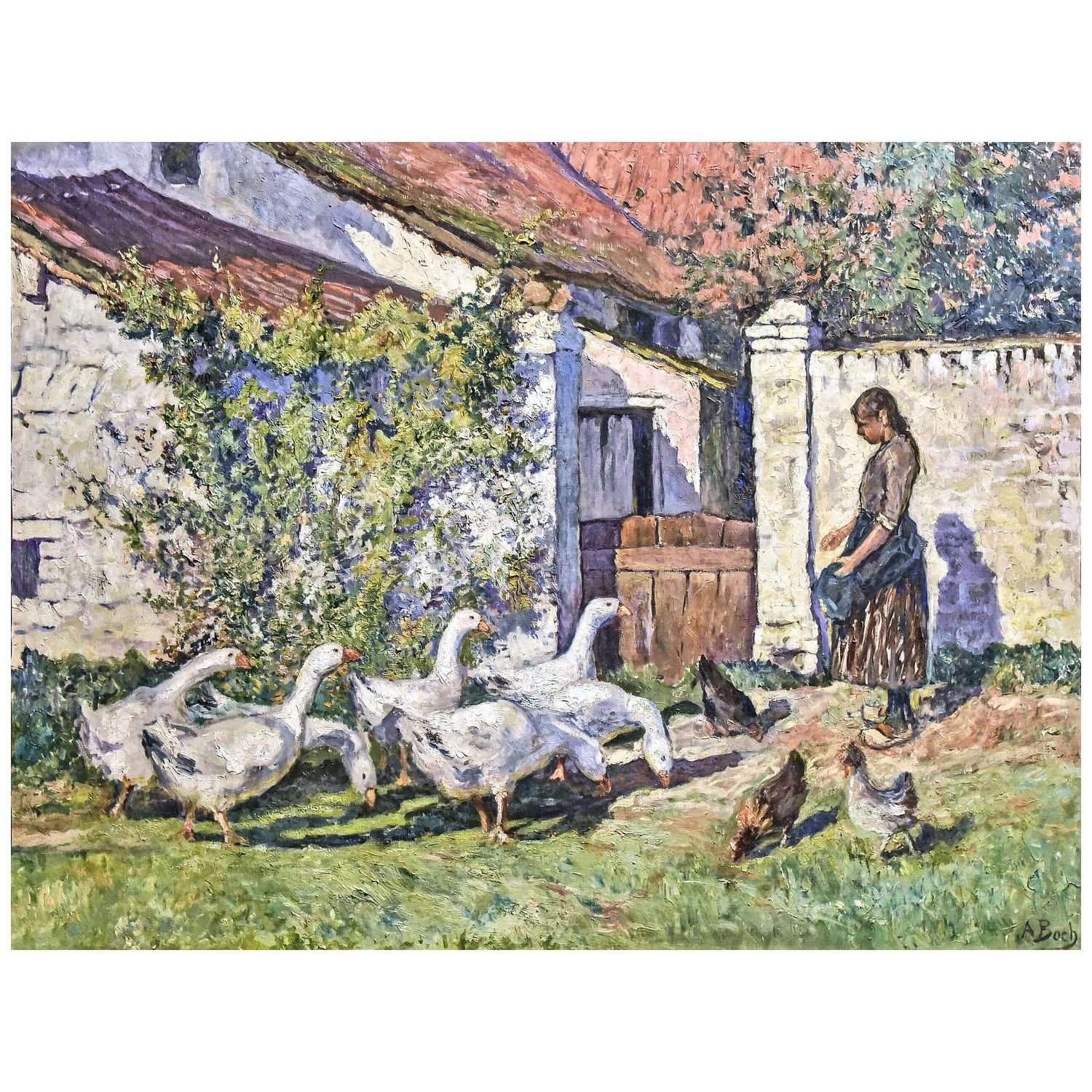  Anna Boch. Les ge de la ferme. 1926. Mu.ZEE Oostende