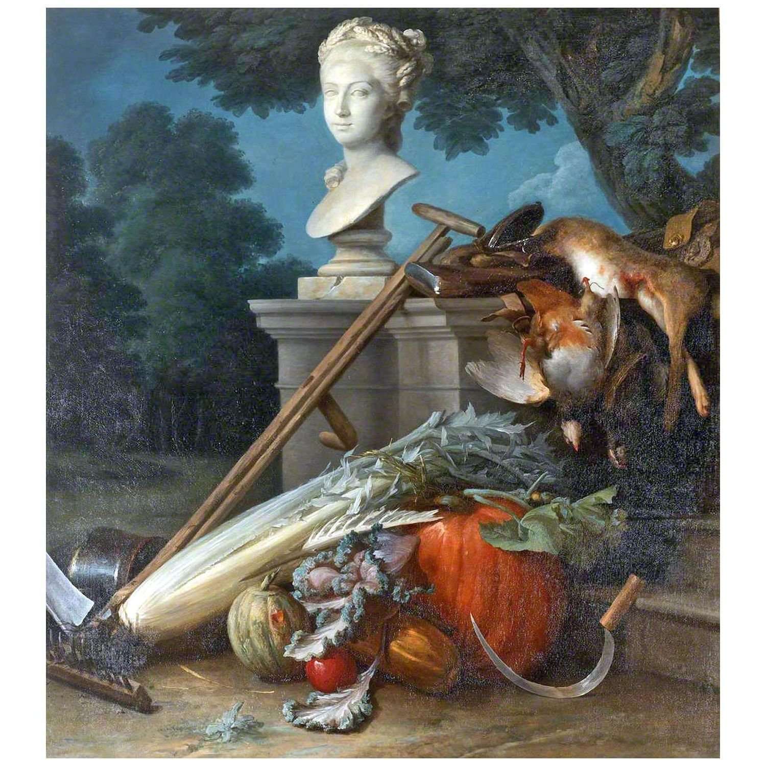  -Anne Vallayer-Coster. Les attributs du jardinage. 1774. National Gallery London