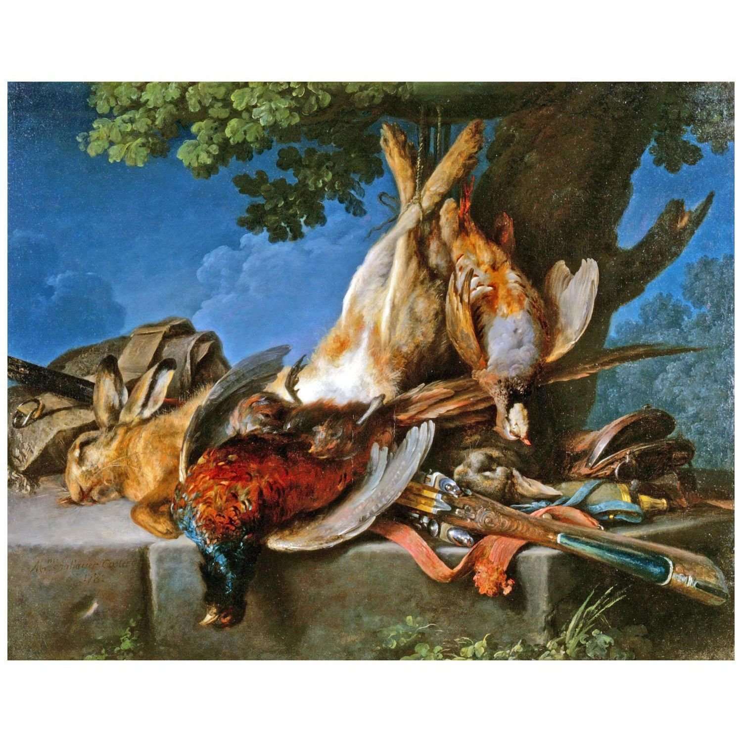  -Anne Vallayer-Coster. Nature Morte avec Jeu. 1782. Toledo Museum of Art