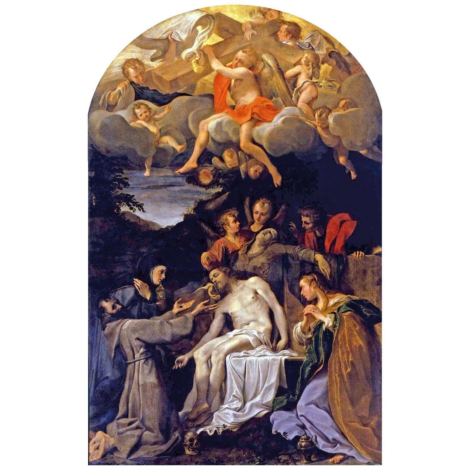  Annibale Carracci. Pieta. 1585. Galleria Nazionale di Parma