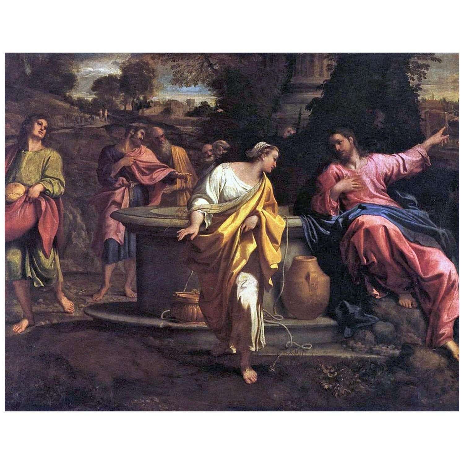  Annibale Carracci. Cristo e la Samaritana. 1587. Pinacoteca di Brera Milano