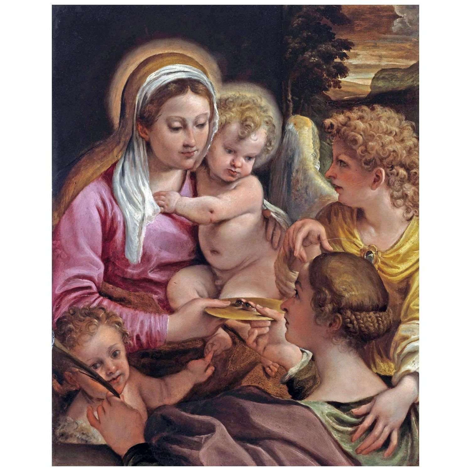  Annibale Carracci. Madonna col Bambino. 1587. Yale University Art Gallery