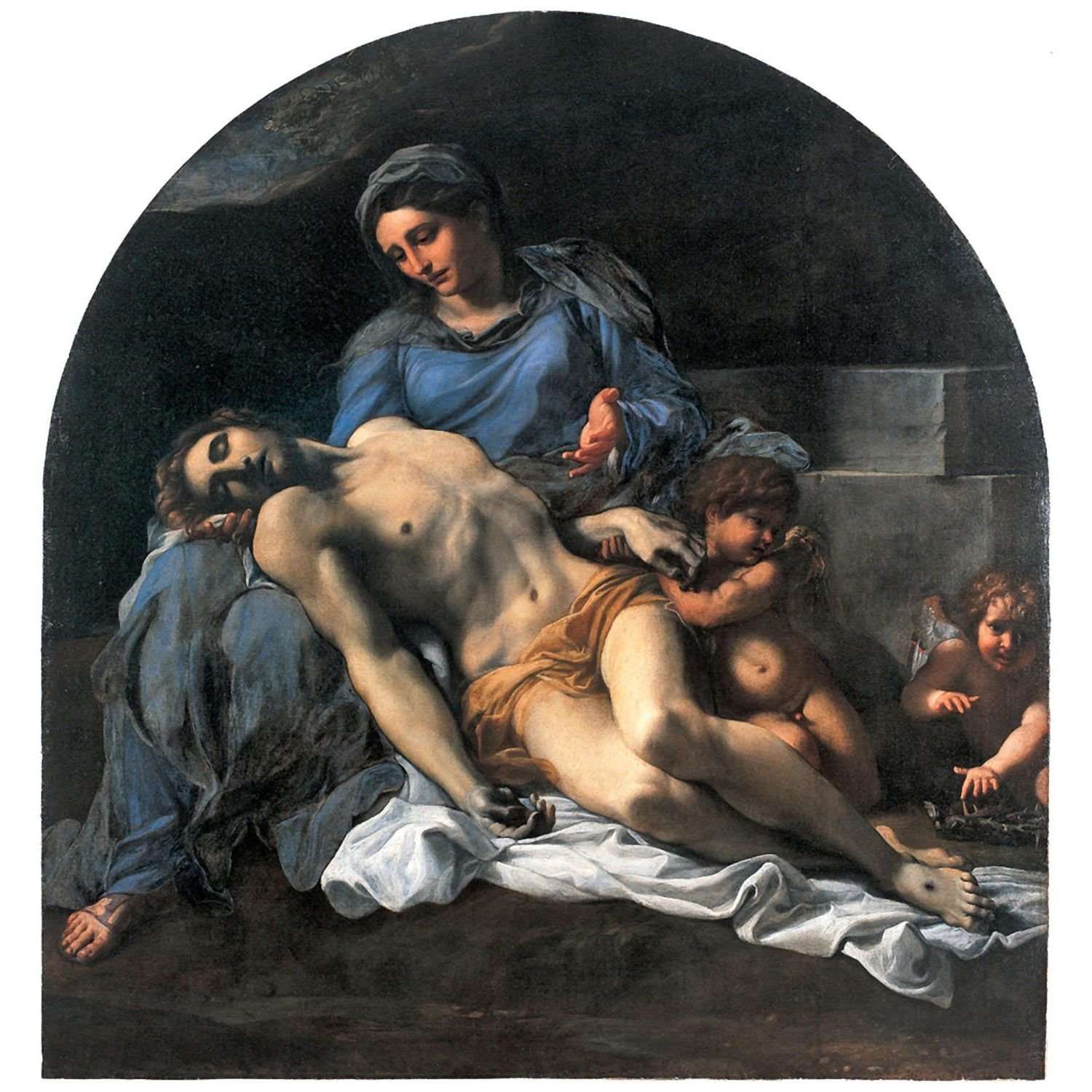  Annibale Carracci. La Pieta. 1599. Museo di Capodimonte Napoli