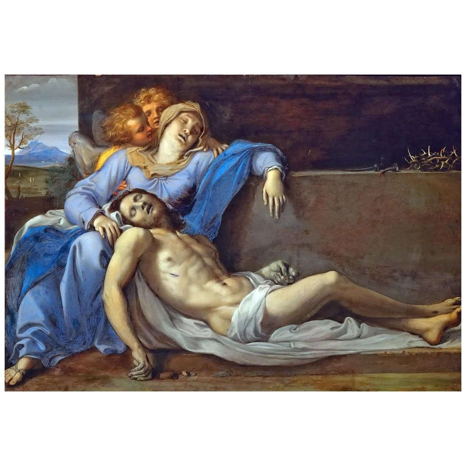  Annibale Carracci. Pieta. 1603. Kunsthistorische Museum Wien