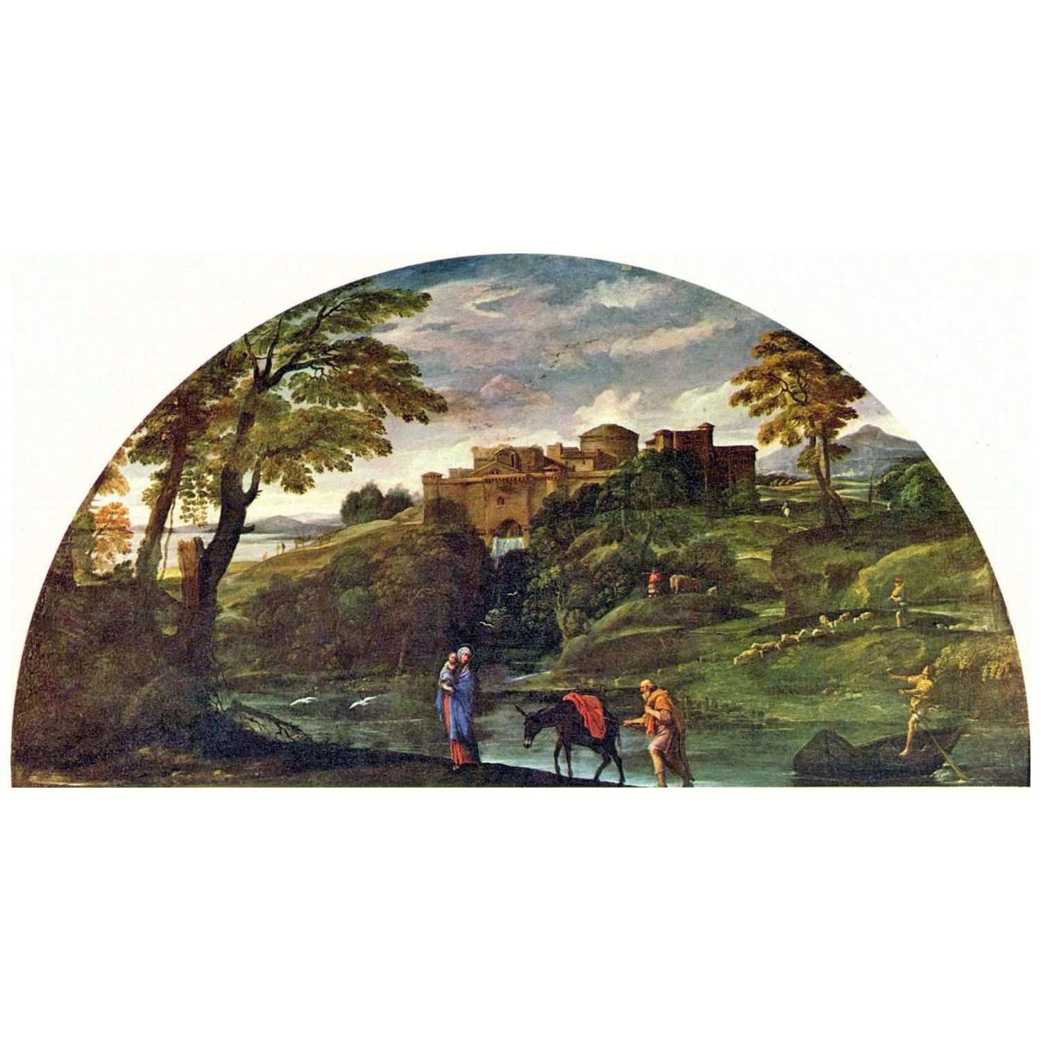  Annibale Carracci. La fuga in Egitto. 1603. Galleria Doria Pamphilj Roma