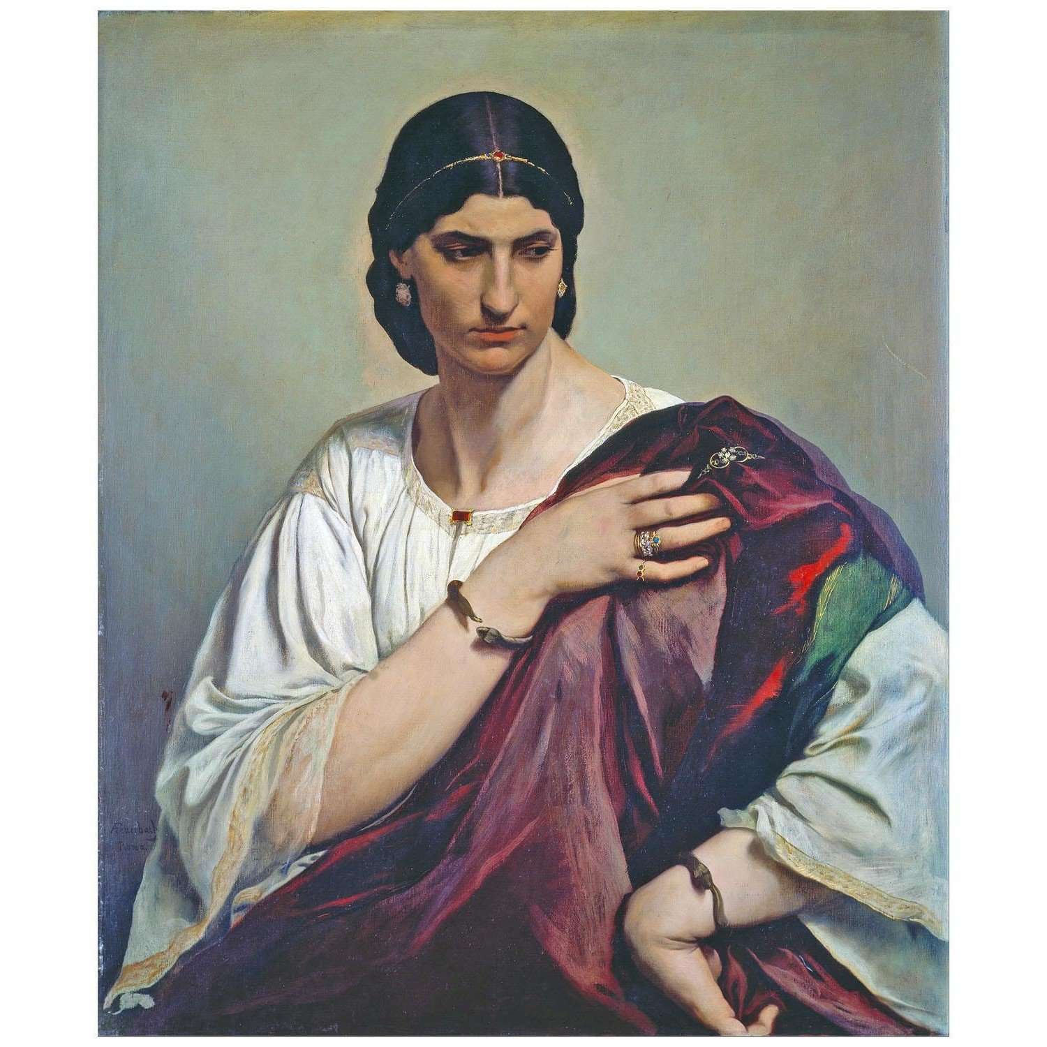   Anselm Feuerbach. Vipsania. 1862. Stadel Museum Frankfurt
