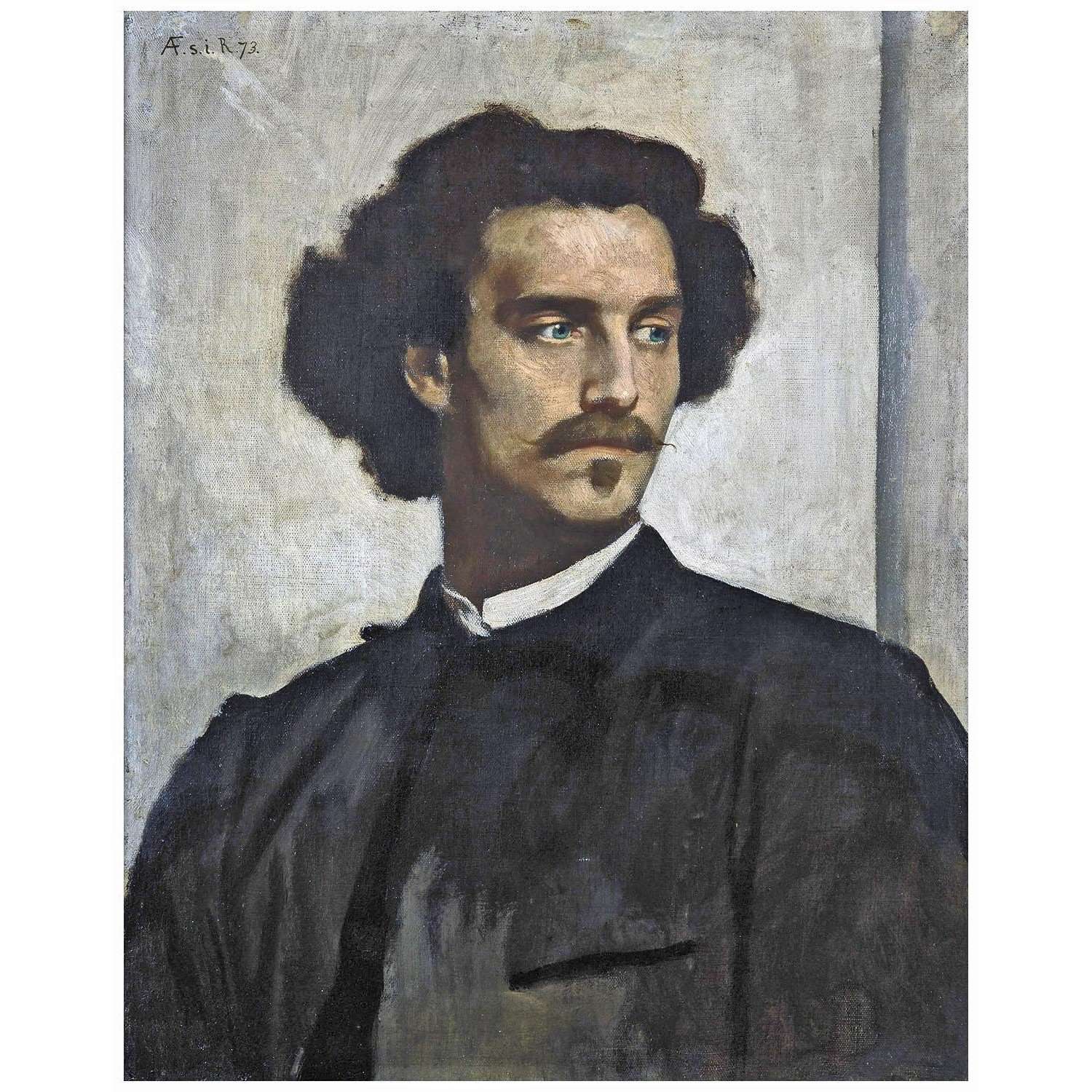   Anselm Feuerbach. Selbstbildnis. 1873. Alte Nationalgalerie Berlin