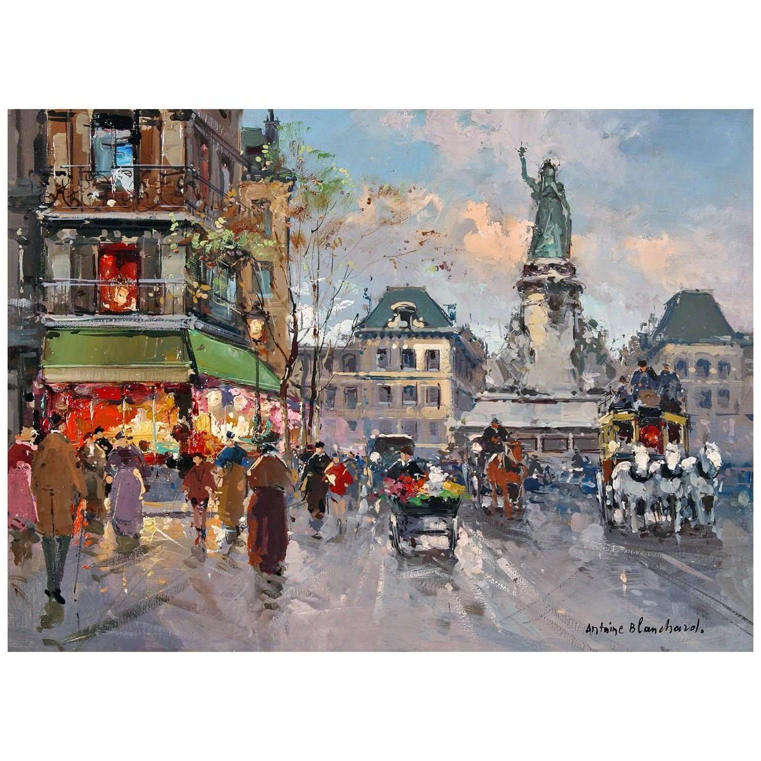  Antoine Blanchard. Place de la Republique. 1959