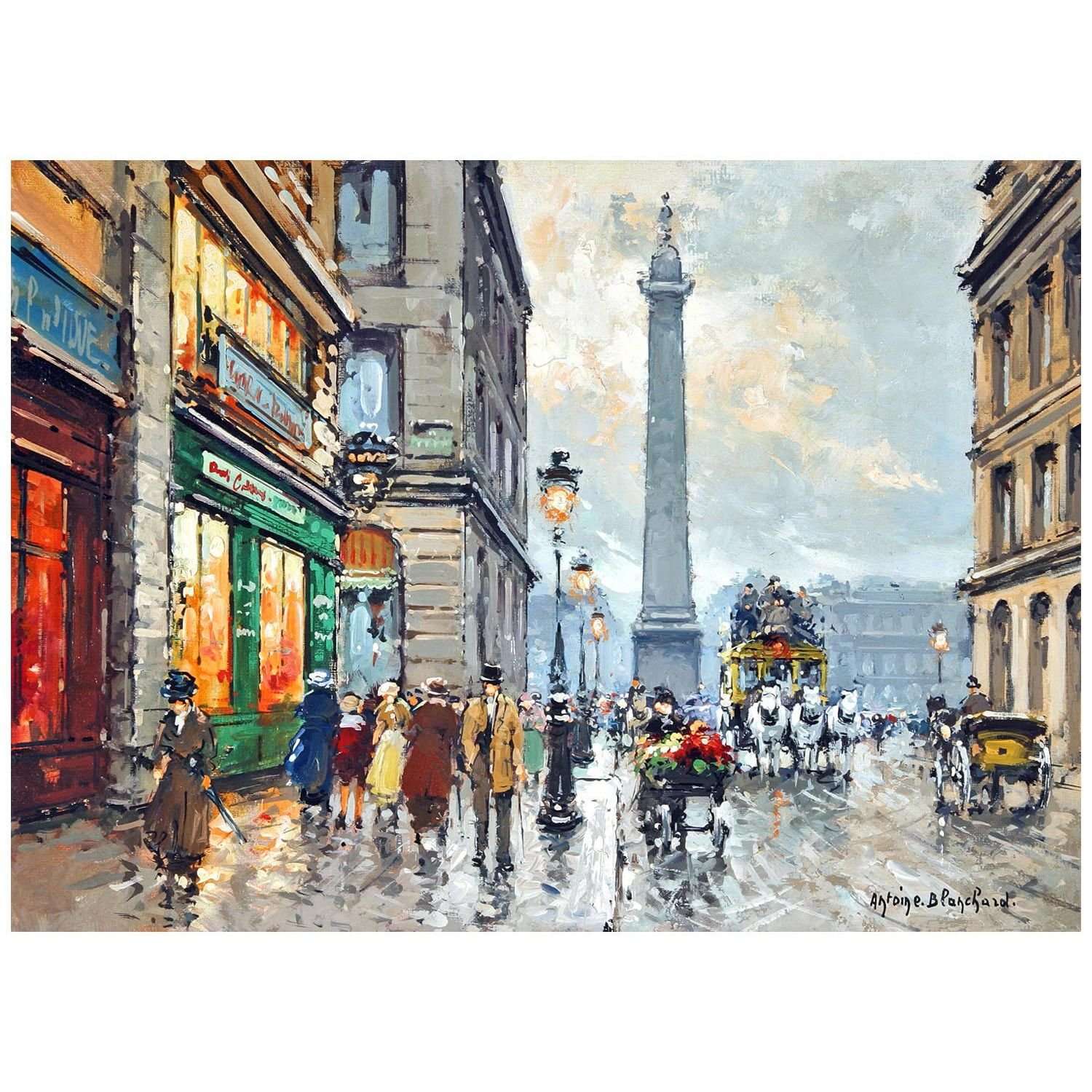  Antoine Blanchard. Place Vendome. 1963