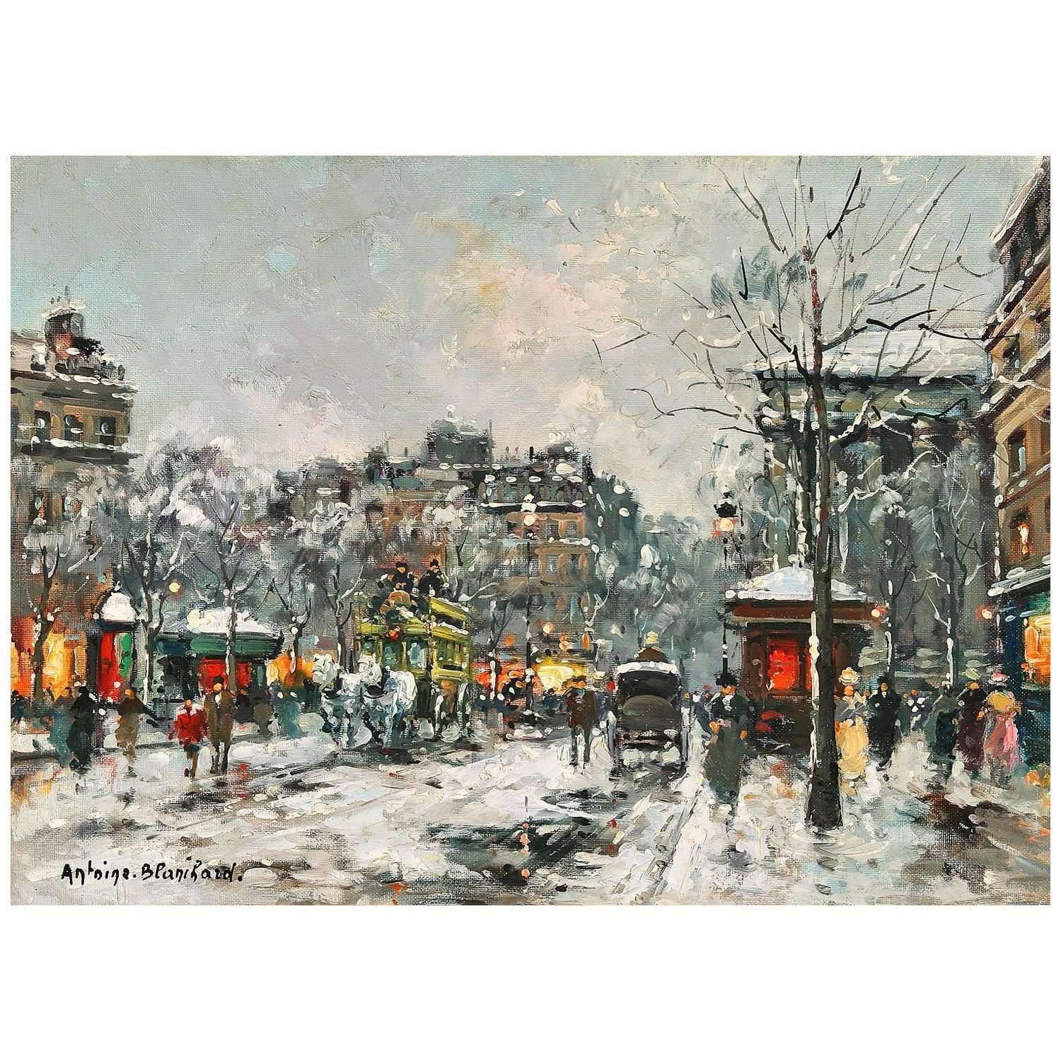  Antoine Blanchard. Boulevard des Capucines. 1966