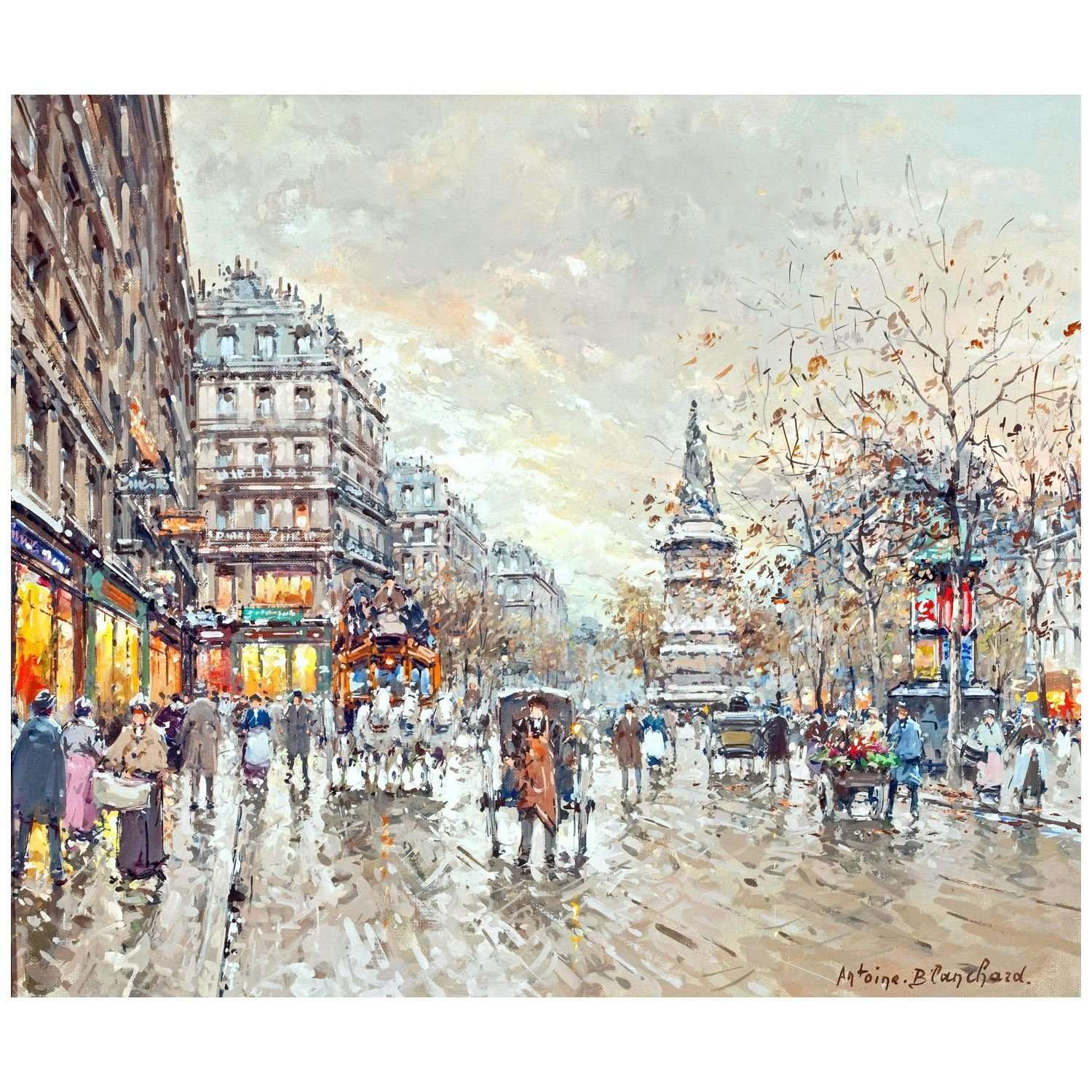  Antoine Blanchard. Place de la Republique. 1967