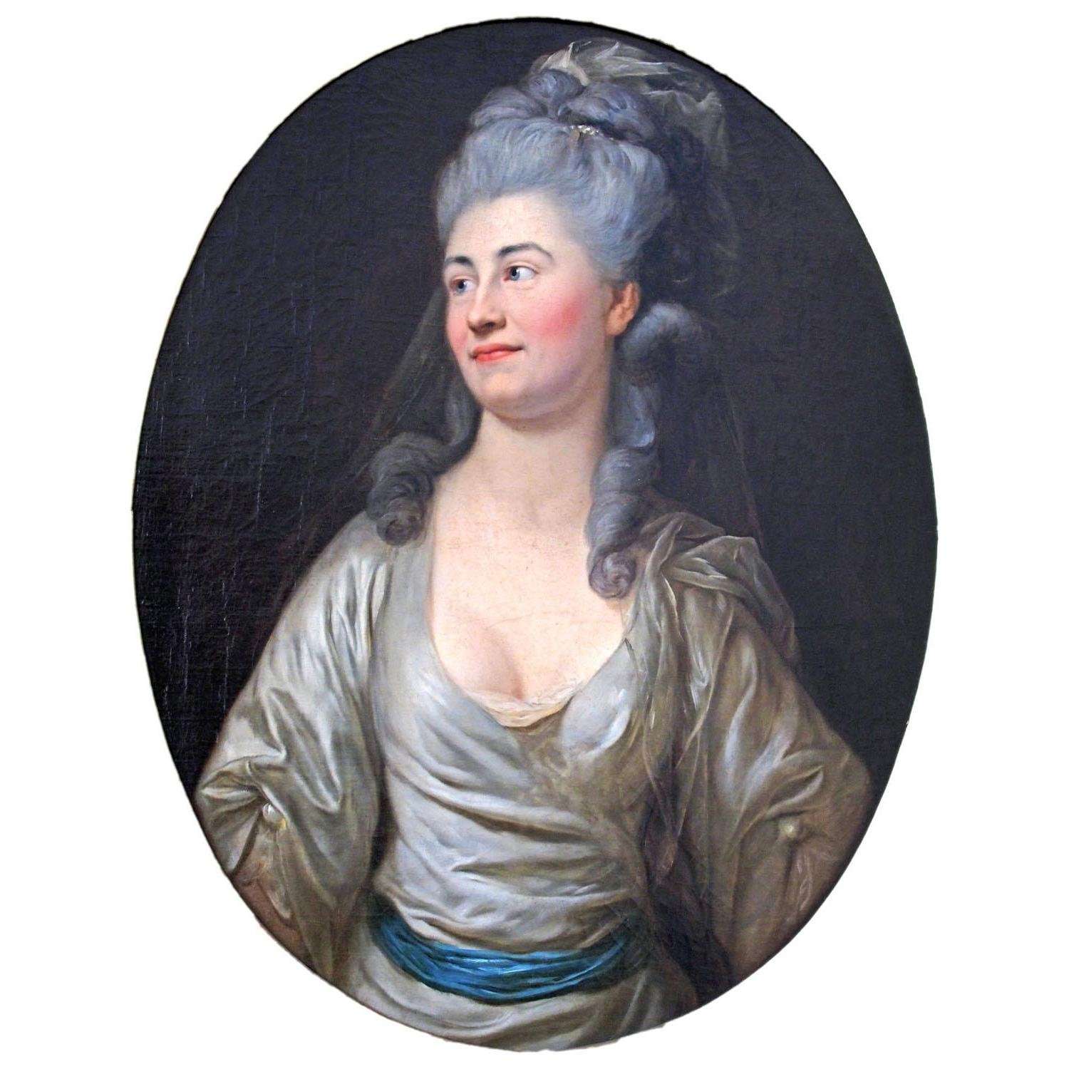 Anton Graff. Corona Elisabeth Wilhelmine Schr?ter. 1787. Schloss Weimar
