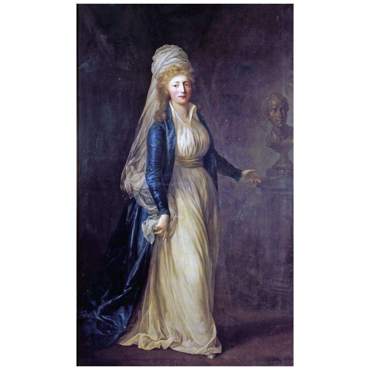  Anton Graff. Louise Auguste von D?nemark. 1791. Rosenborg Slot Copenhagen