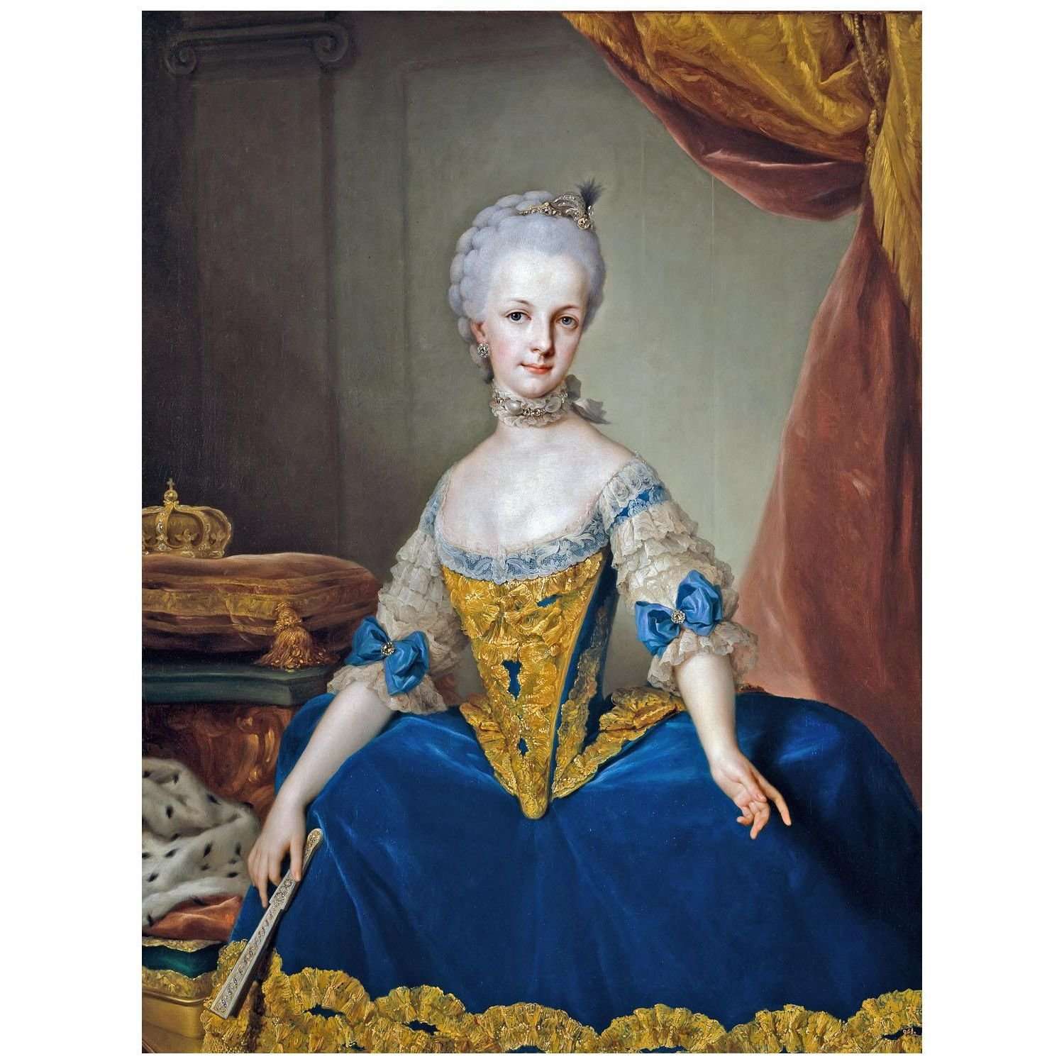   Anton Raphael Mengs. Maria Josepha von Austria. 1767. Museo del Prado Madrid