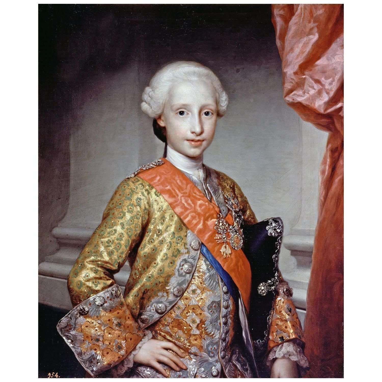   Anton Raphael Mengs. Antonio Pascual von Bourbon. 1767. Museo del Prado