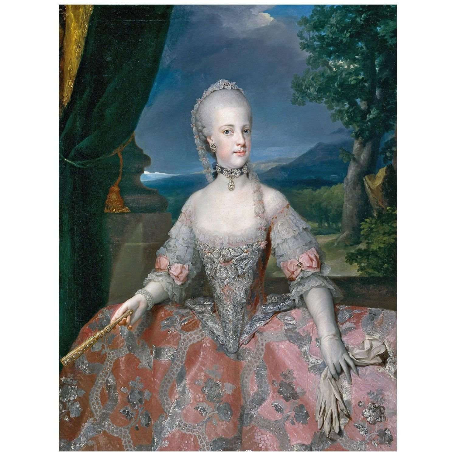   Anton Raphael Mengs. Maria Karolina, K?nigin von Neapel. 1768. Museo del Prado