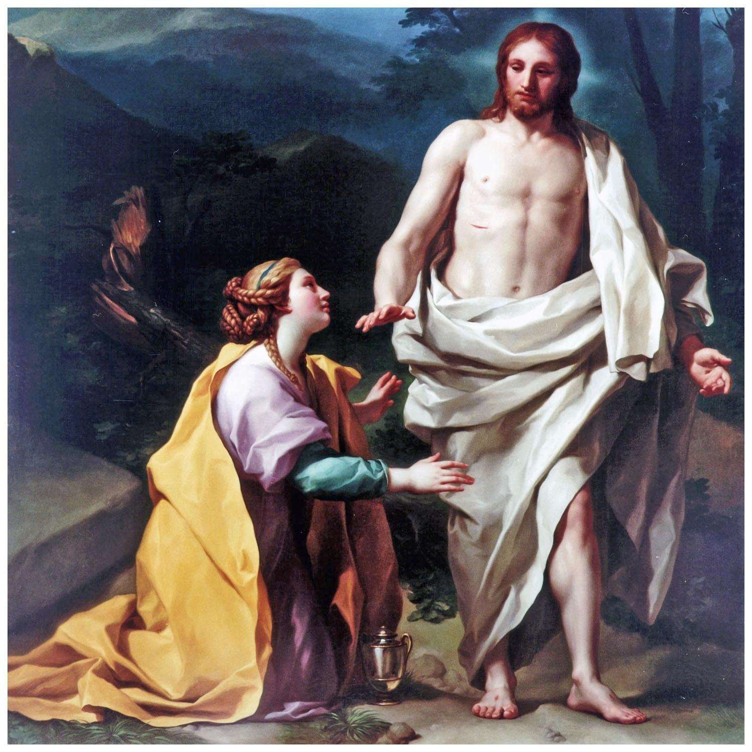   Anton Raphael Mengs. Noli me tangere. 1769. Palacio Real, Madrid