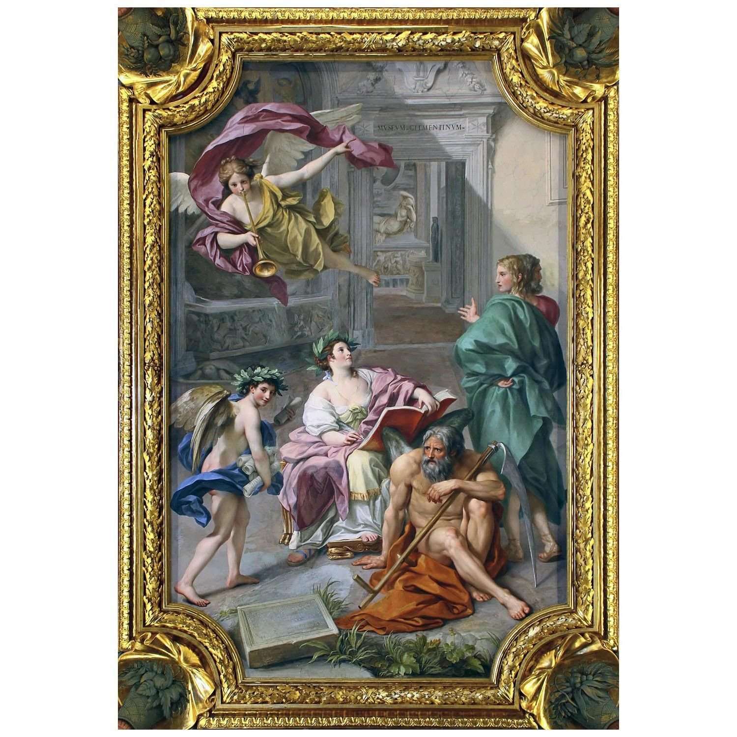   Anton Raphael Mengs. Der Triumph der Geschichte. 1772. Musei Vaticani