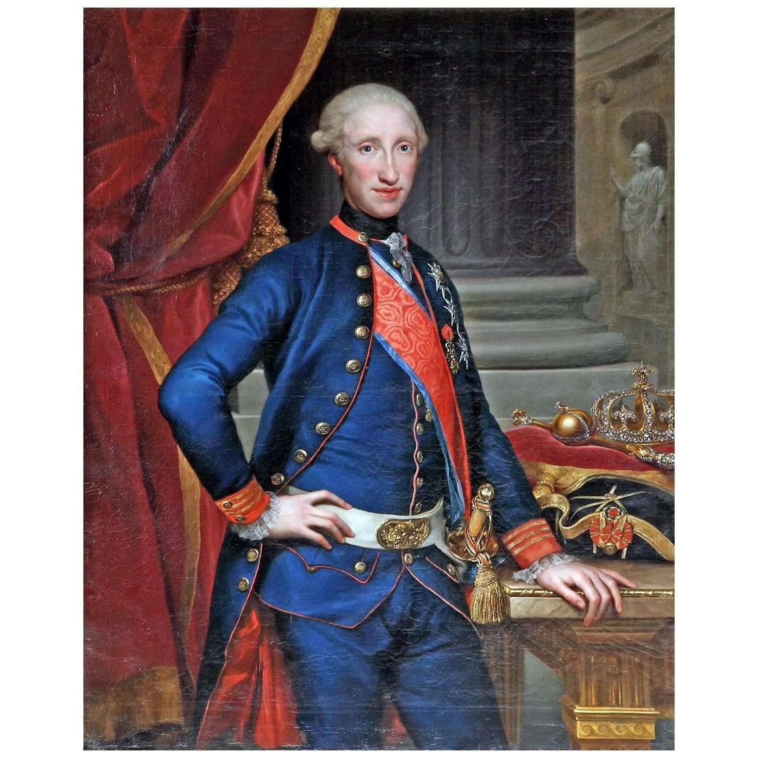   Anton Raphael Mengs. K?nig Ferdinand IV von Neapel. 1773. Palacio Real, Madrid